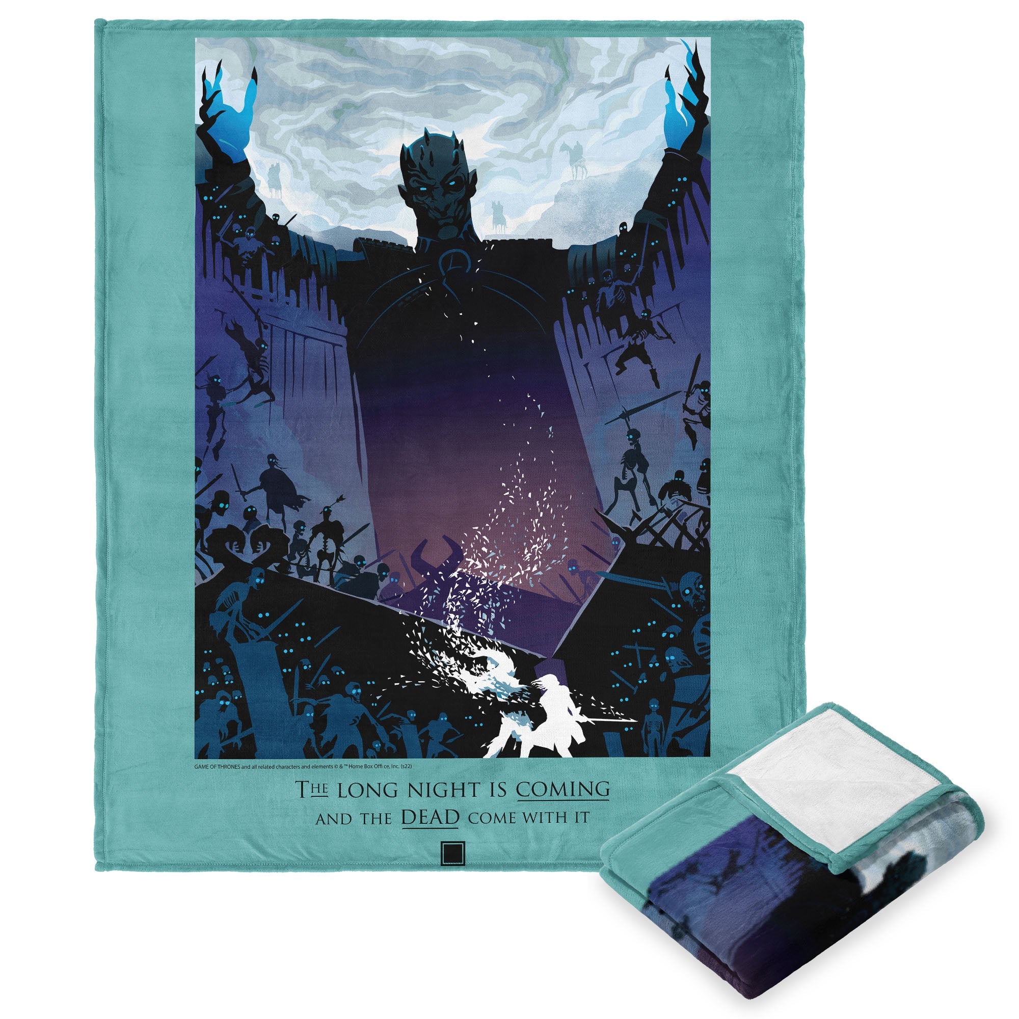 Warner Bros. Game Of Thrones The Long Night Silk Touch Throw Blanket 50x60 Inches