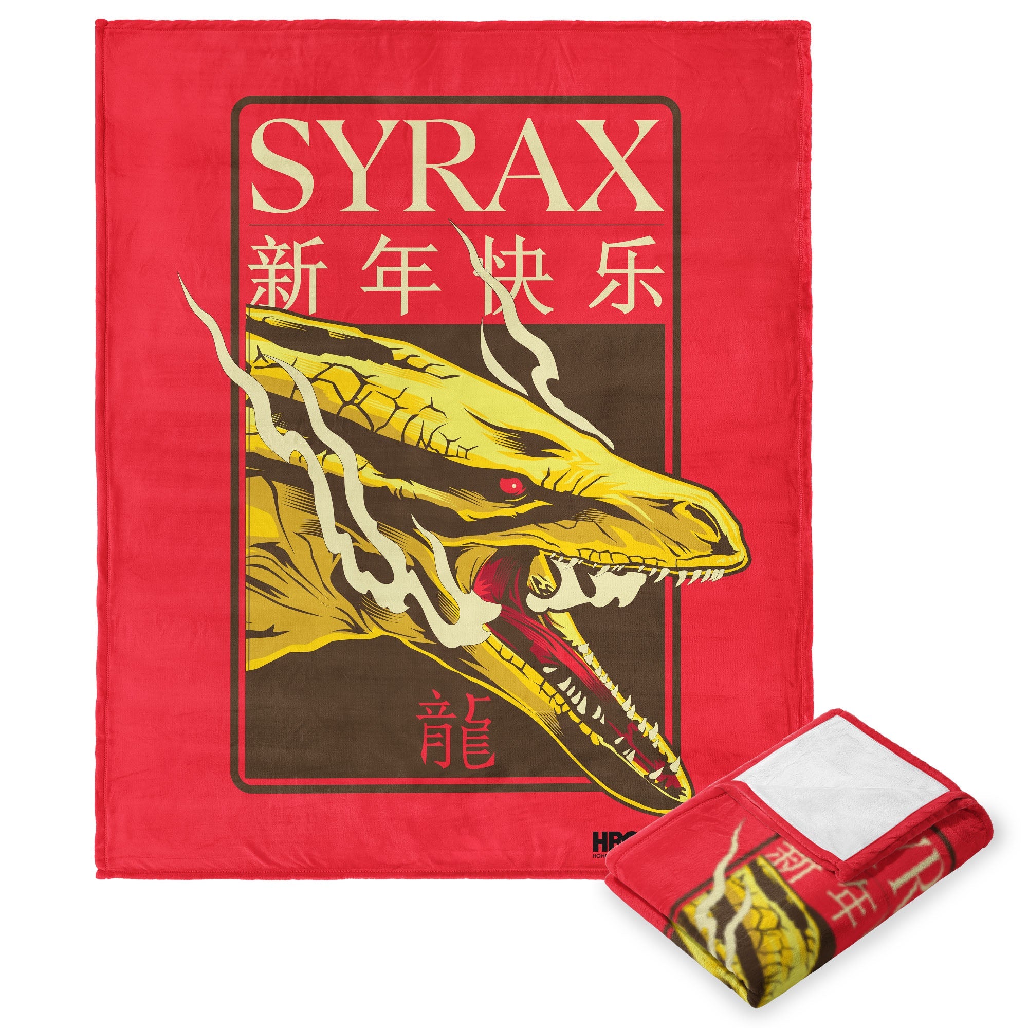 Warner Bros. Game Of Thrones Year of the Dragon Syrax Silk Touch Throw Blanket 50x60 Inches