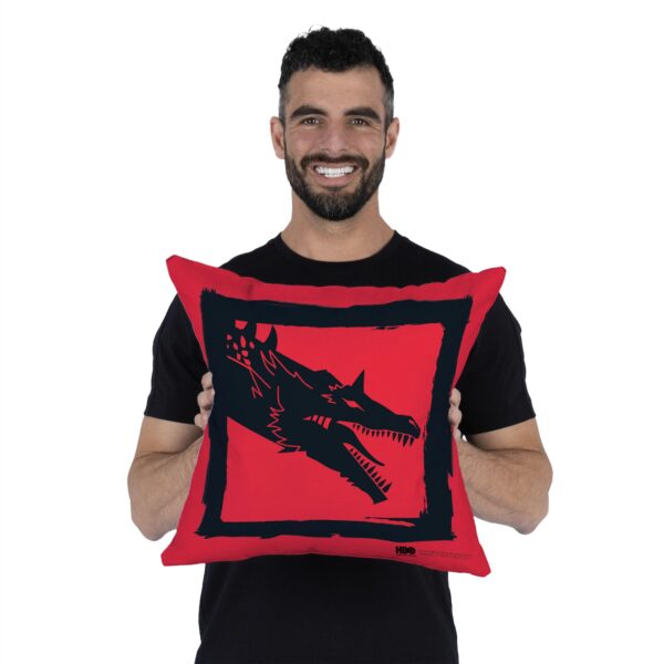Warner Bros. Game of Thrones Year of the Dragon Red Dragon Throw Pillow 18x18 inches