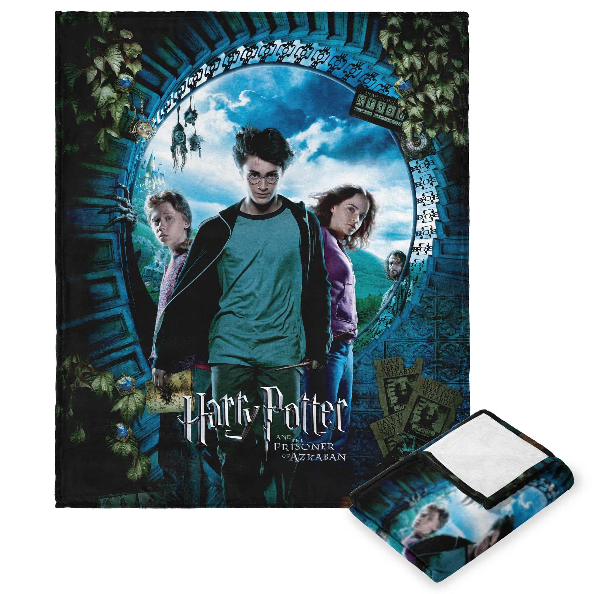 Warner Bros. Harry Potter Core Three Silk Touch Throw Blanket 50x60 Inches