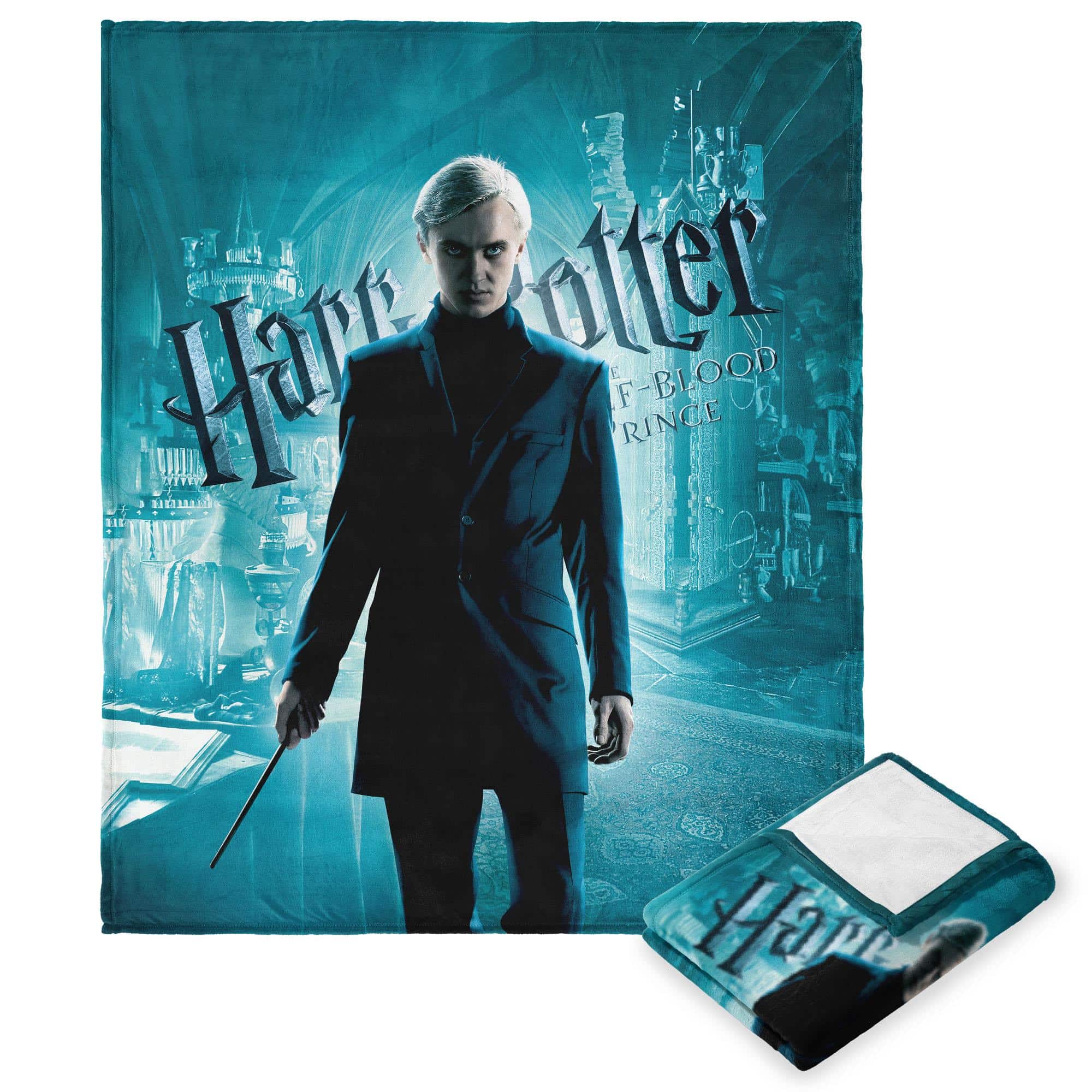 Warner Bros. Harry Potter Draco Half-Blood Prince Silk Touch Throw Blanket 50x60 Inches