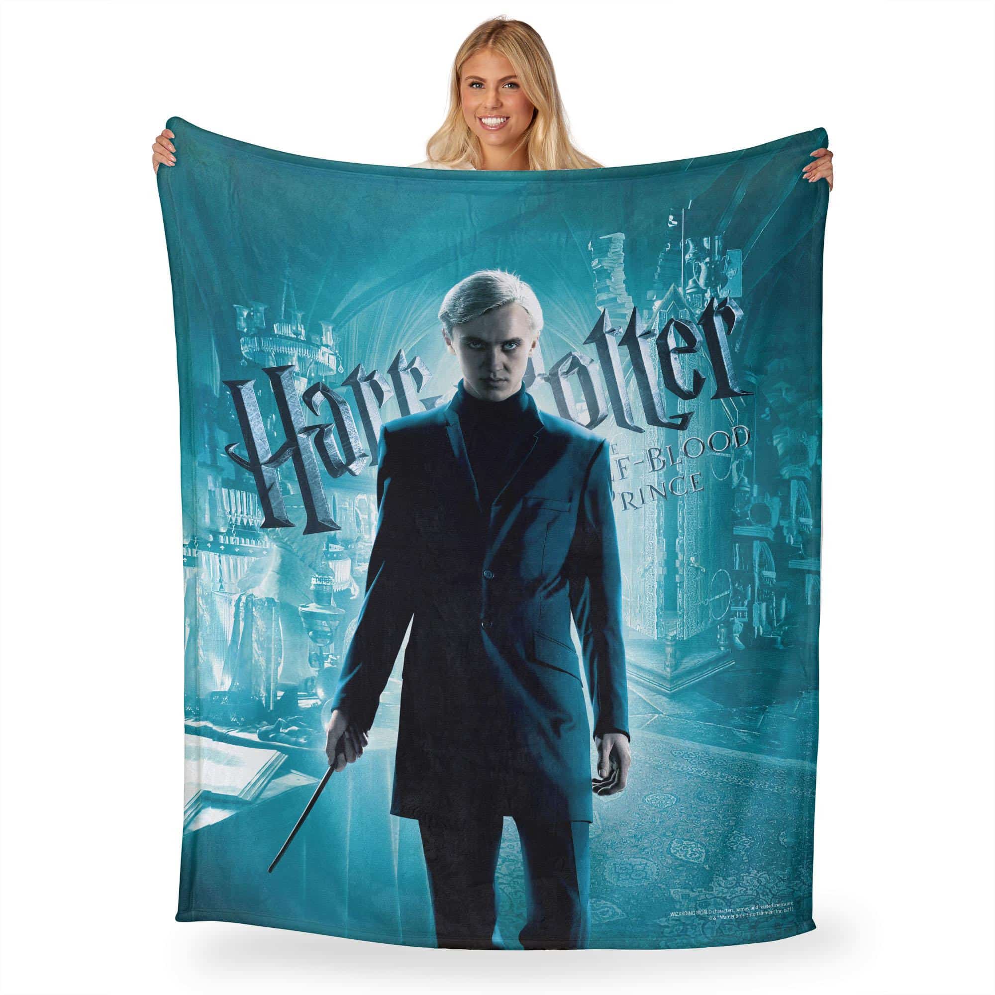 Warner Bros. Harry Potter Draco Half-Blood Prince Silk Touch Throw Blanket 50x60 Inches