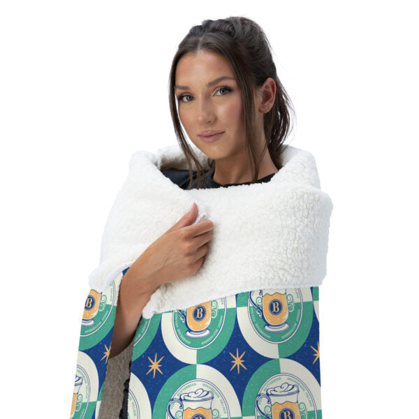 Warner Bros. Harry Potter Butterbeer Repeat Silk Touch Sherpa Throw Blanket 50X60 Inches