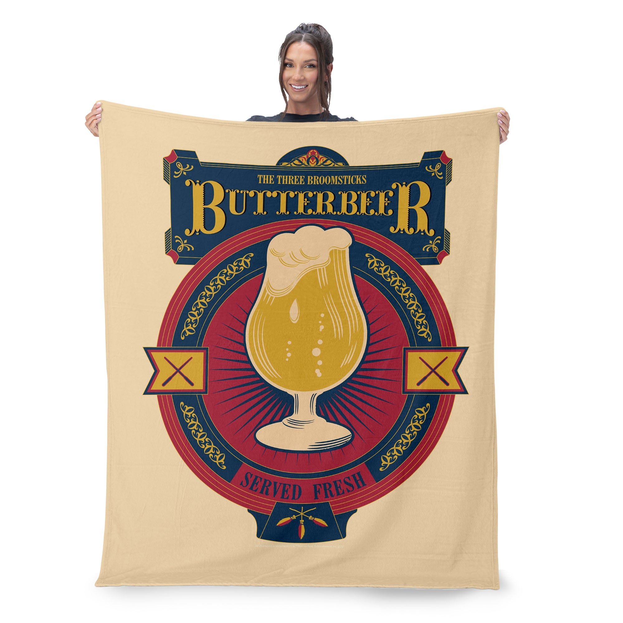 Warner Bros. Harry Potter Served Fresh Silk Touch Throw Blanket 60X80 Inches