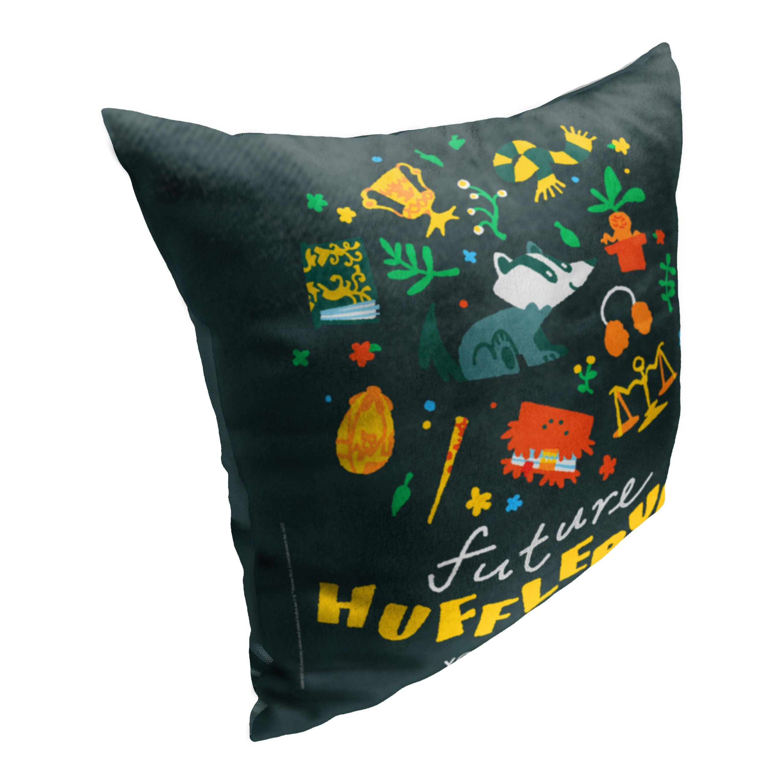 Warner Bros. Harry Potter Future Hufflepuff Personalized Throw Pillow 18x18 Inches