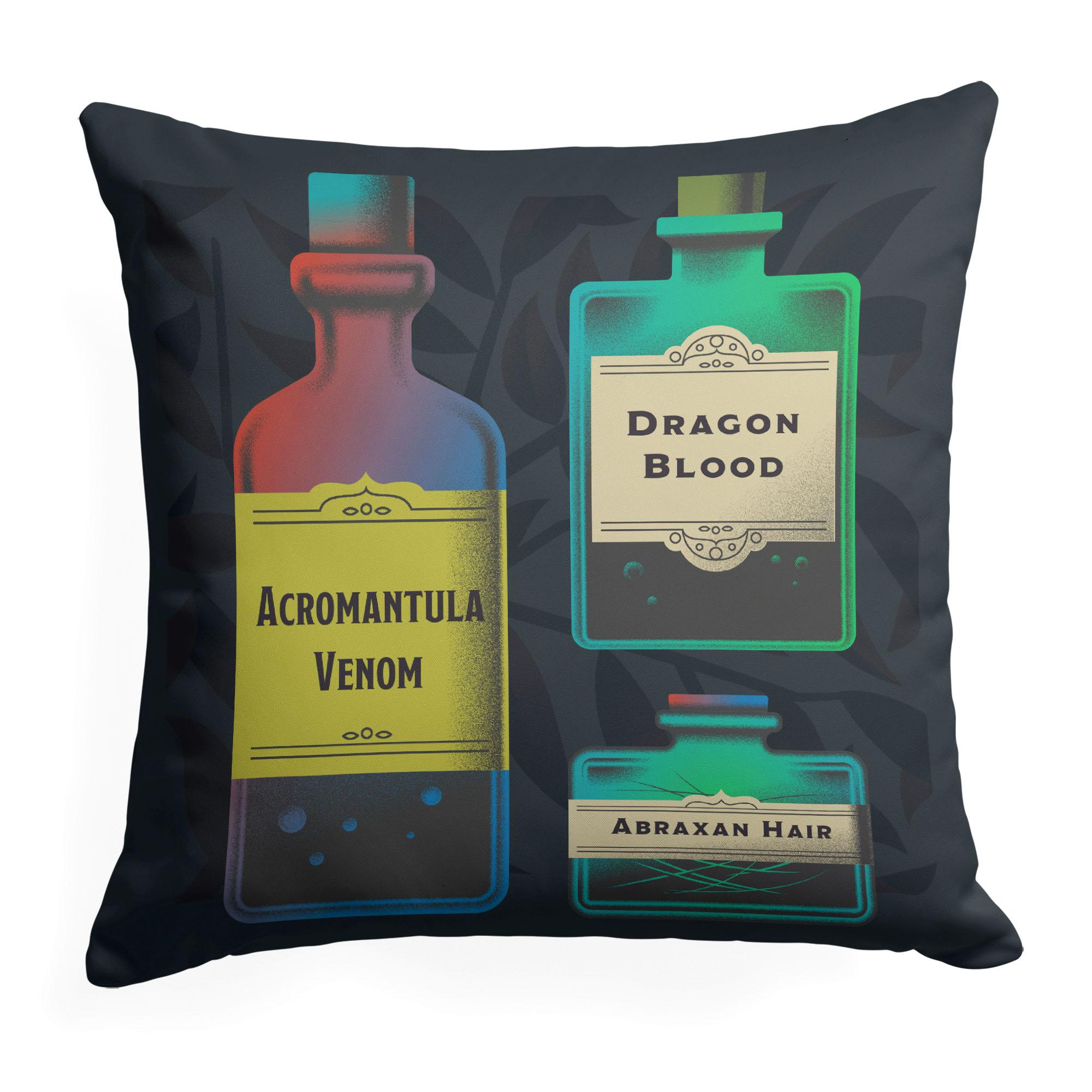 Harry Potter Dragon Blood Throw Pillow 18x18 inches