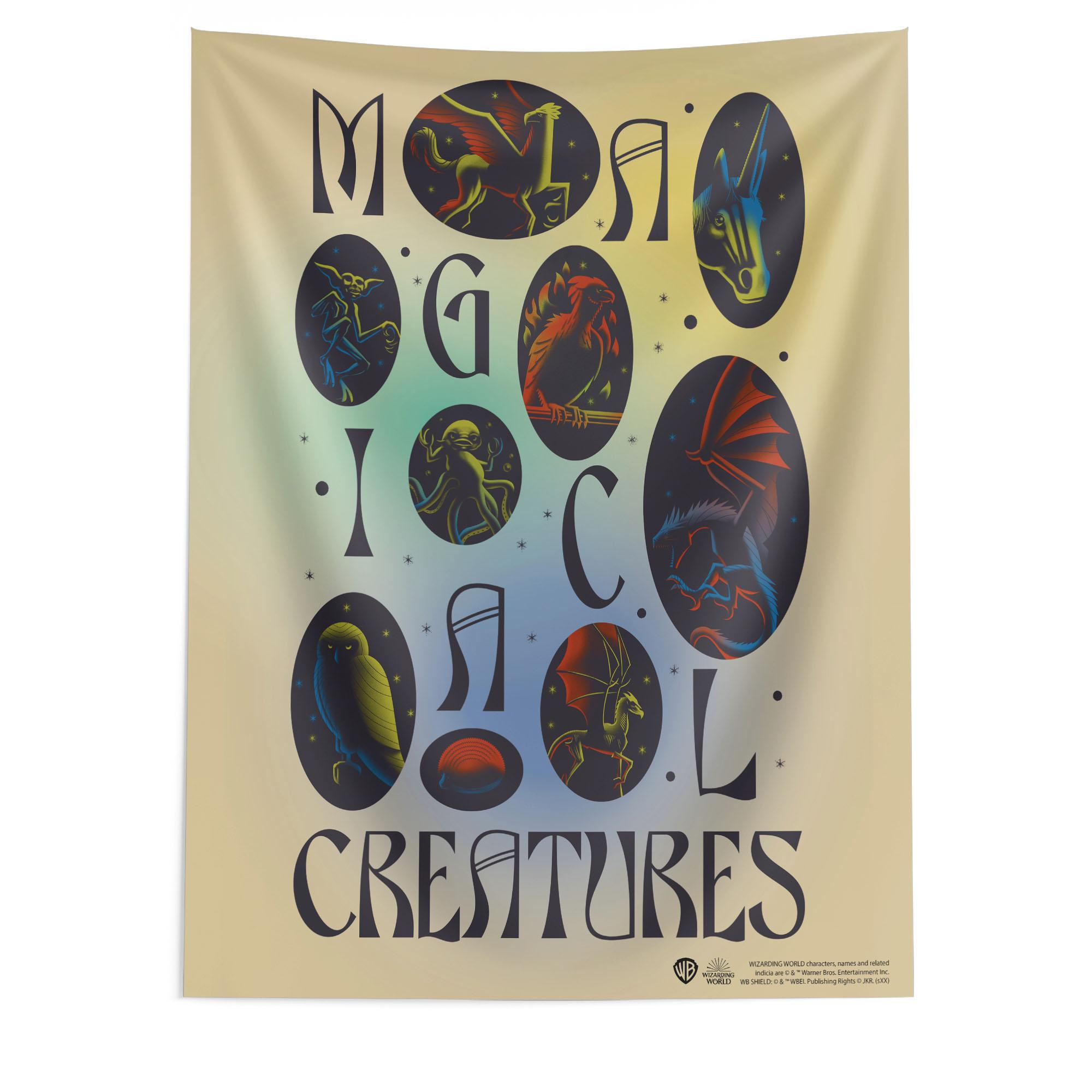 Warner Bros. Harry Potter Magical Creatures Wall Hanging 50x60 inches