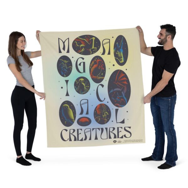 Warner Bros. Harry Potter Magical Creatures Wall Hanging 50x60 inches