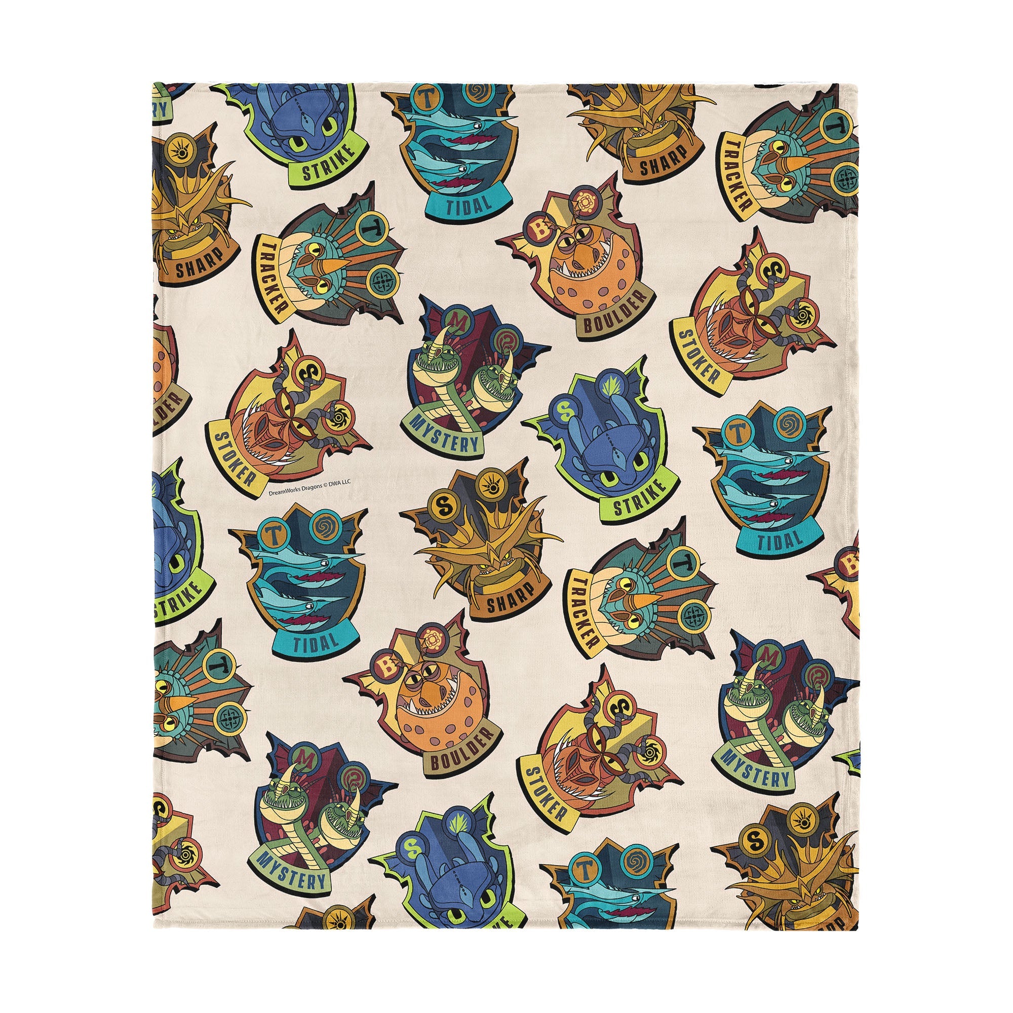 How to Train Your Dragon Dragon Badges Silk Touch Throw Blanket 40¡Á50 inches