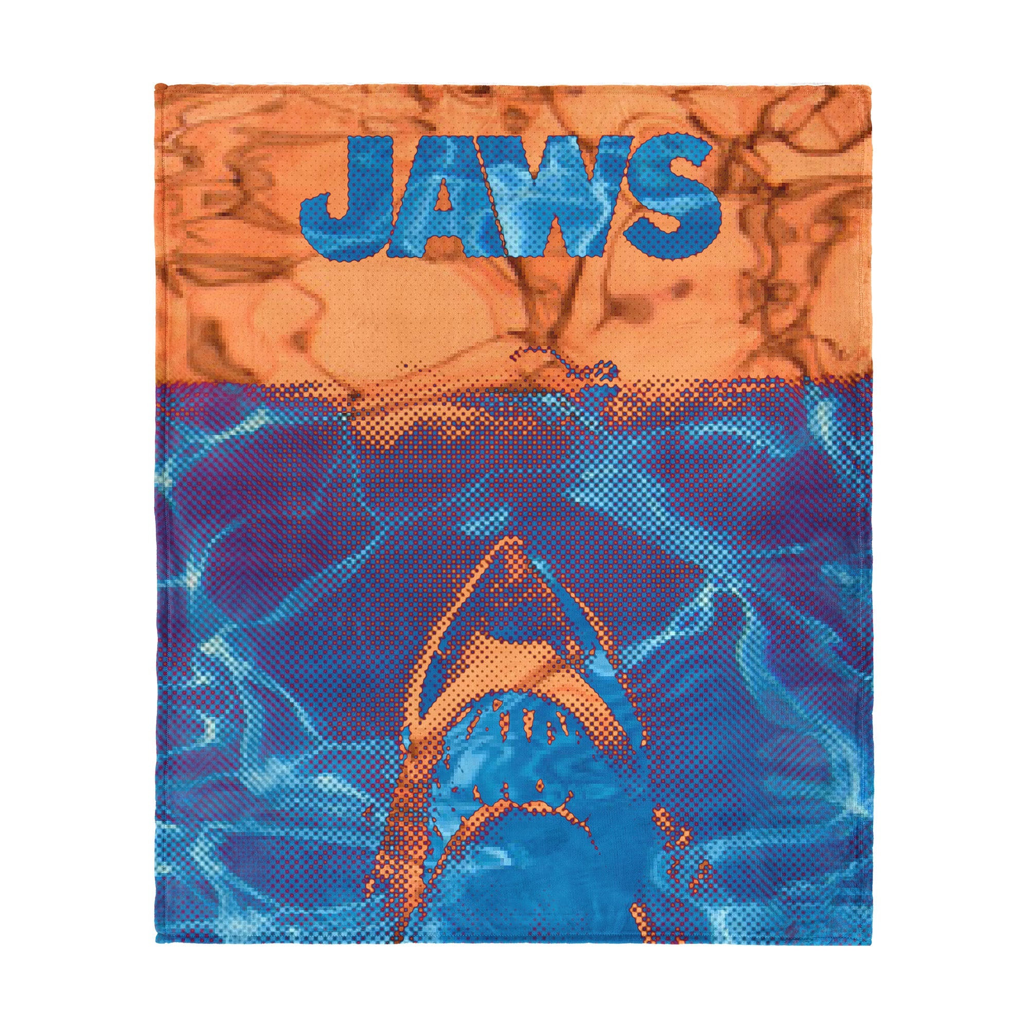 Jaws Neon Poster Silk Touch Throw Blanket 50¡Á60 inches