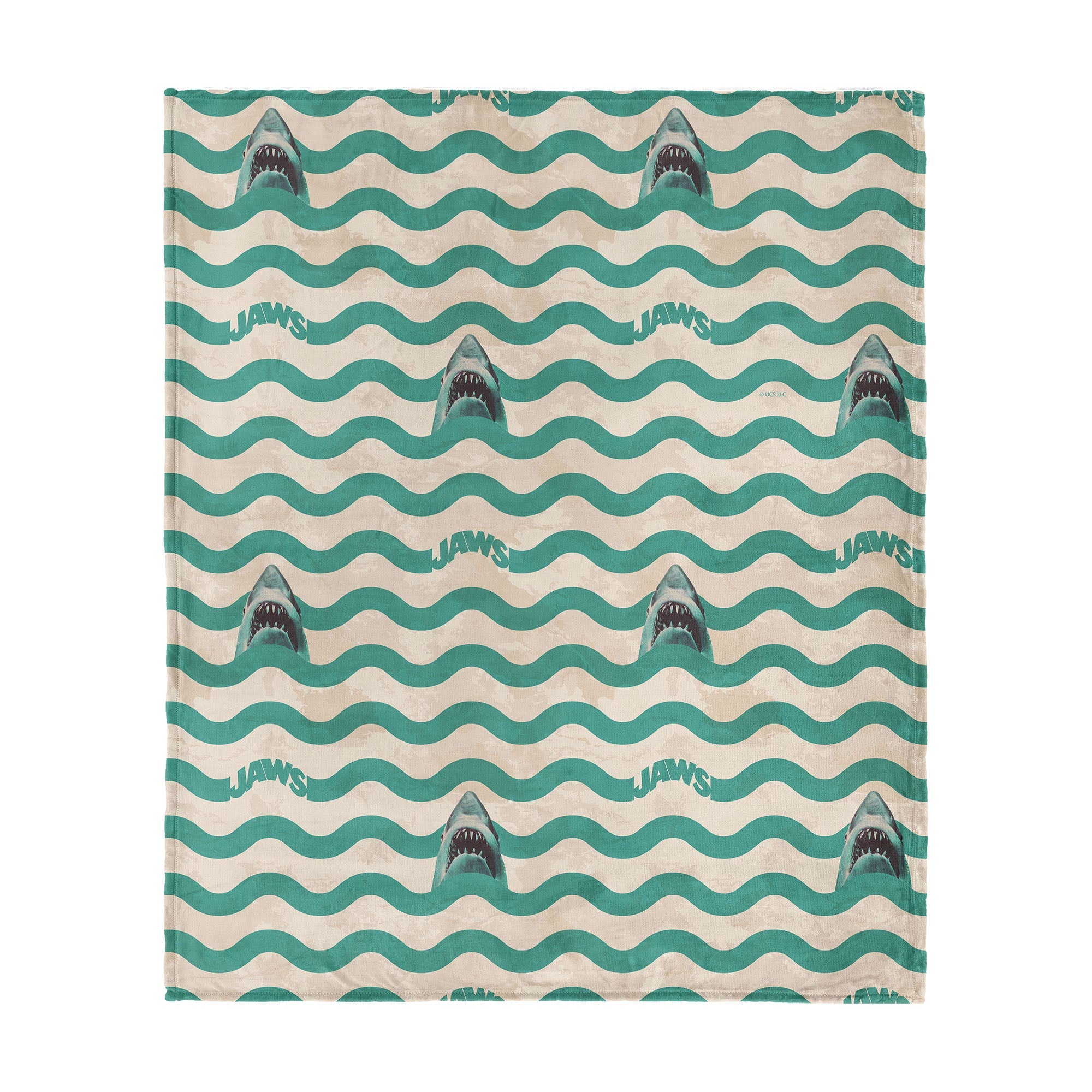 Jaws psychedelic Sea Silk Touch Throw Blanket 50x60 inches