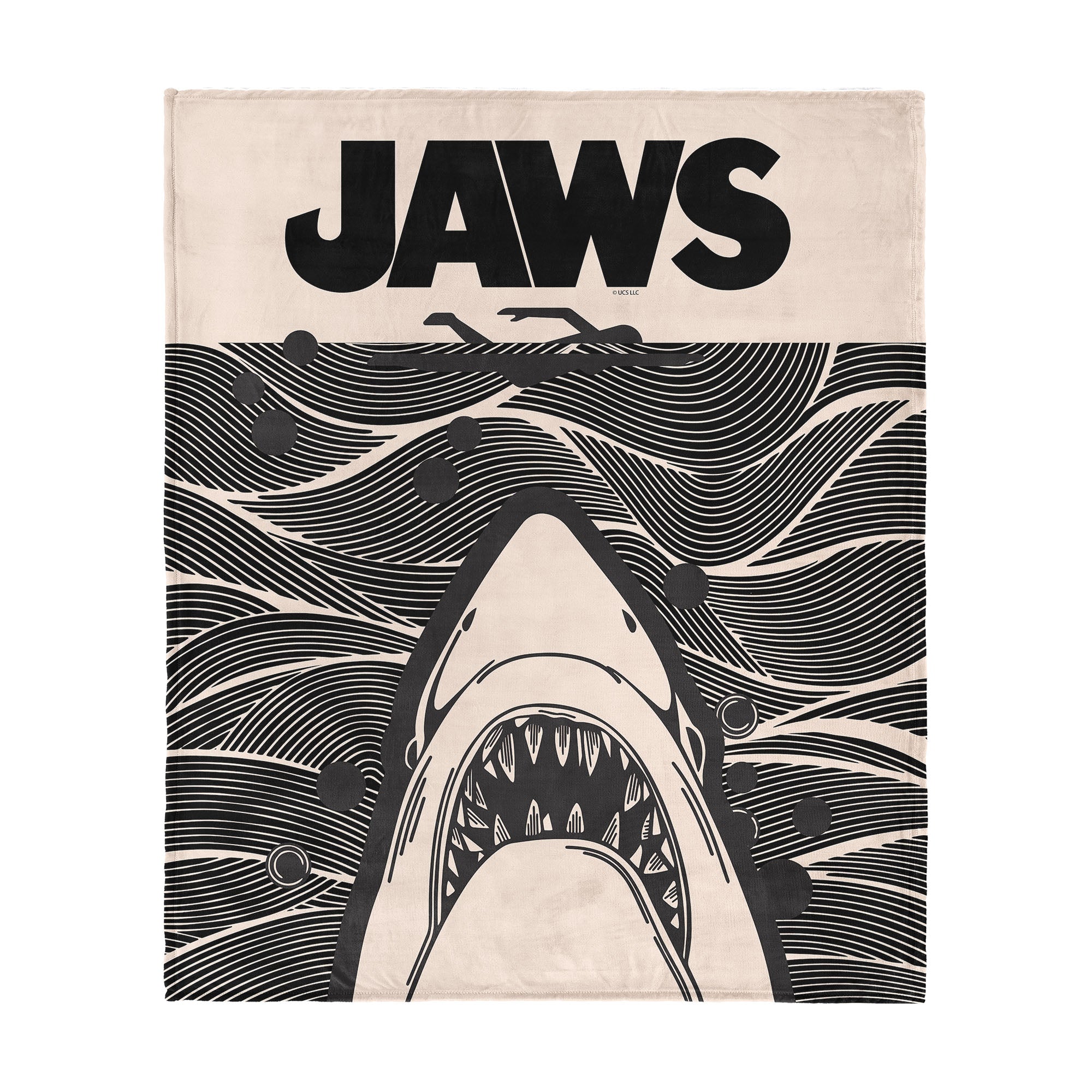 Jaws Duotone Poster Silk Touch Throw Blanket 40¡Á50 inches