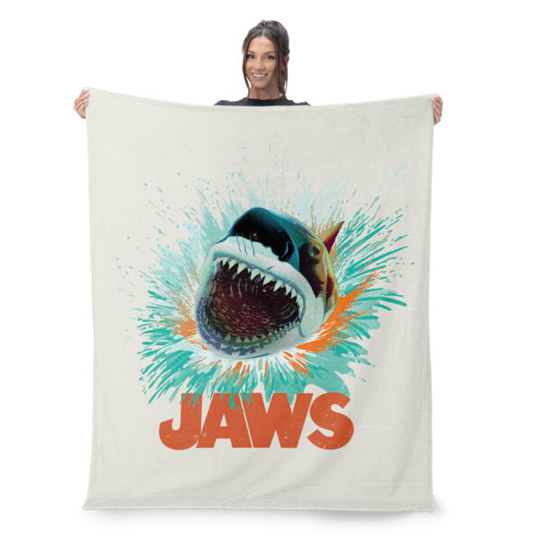 Jaws Shark Splash Silk Touch Throw Blanket 40¡Á50 inches