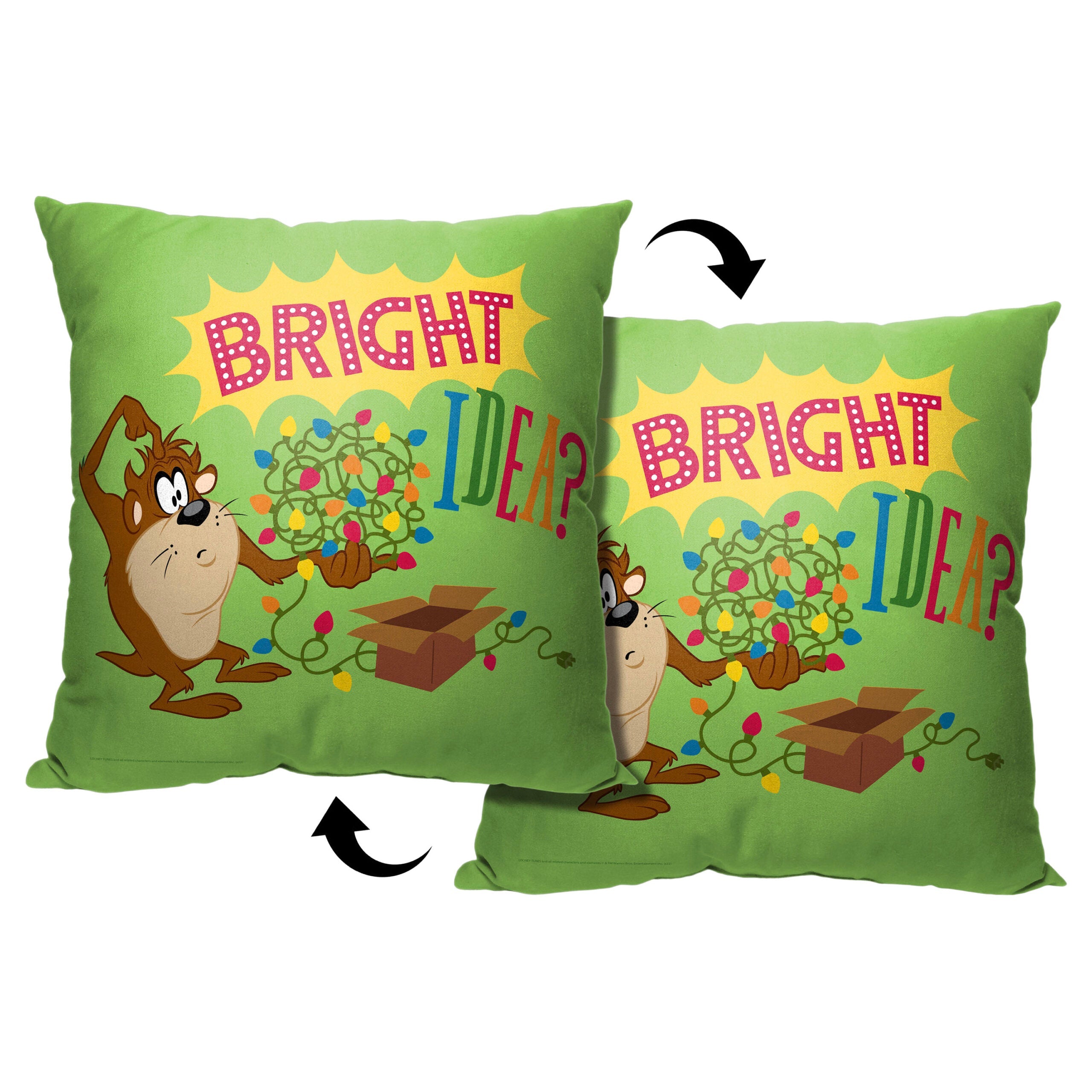 Warner Bros. Looney Tunes Bright Idea Throw Pillow 18x18 Inches
