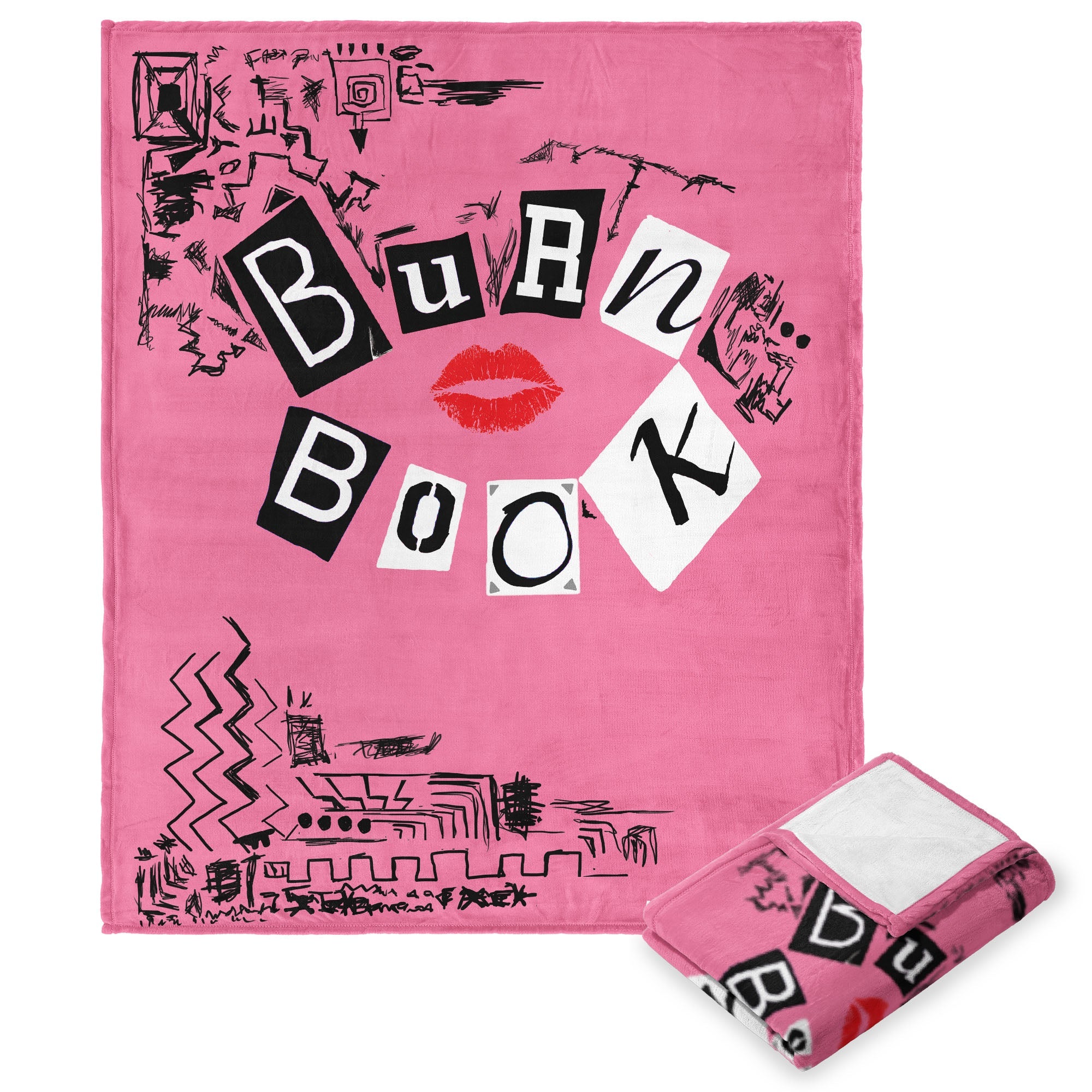 Mean Girls Burn Book Silk Touch Throw Blanket 50x60 inches