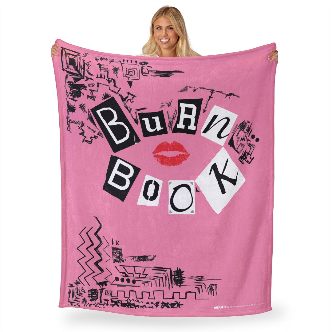 Mean Girls Burn Book Silk Touch Throw Blanket 50x60 inches