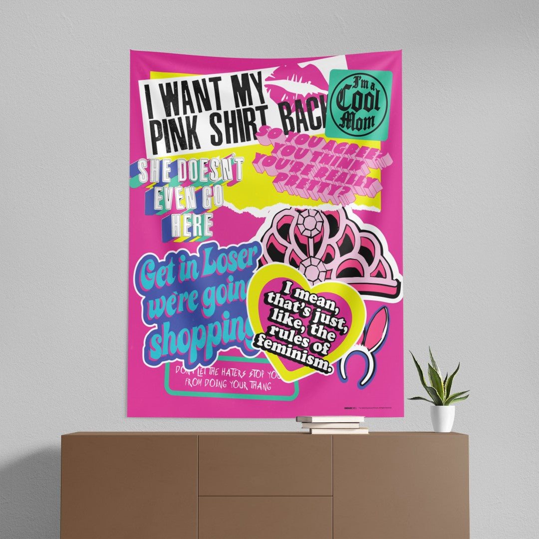 Mean Girls Girl Talk Wall Hanging 50x60 Inches