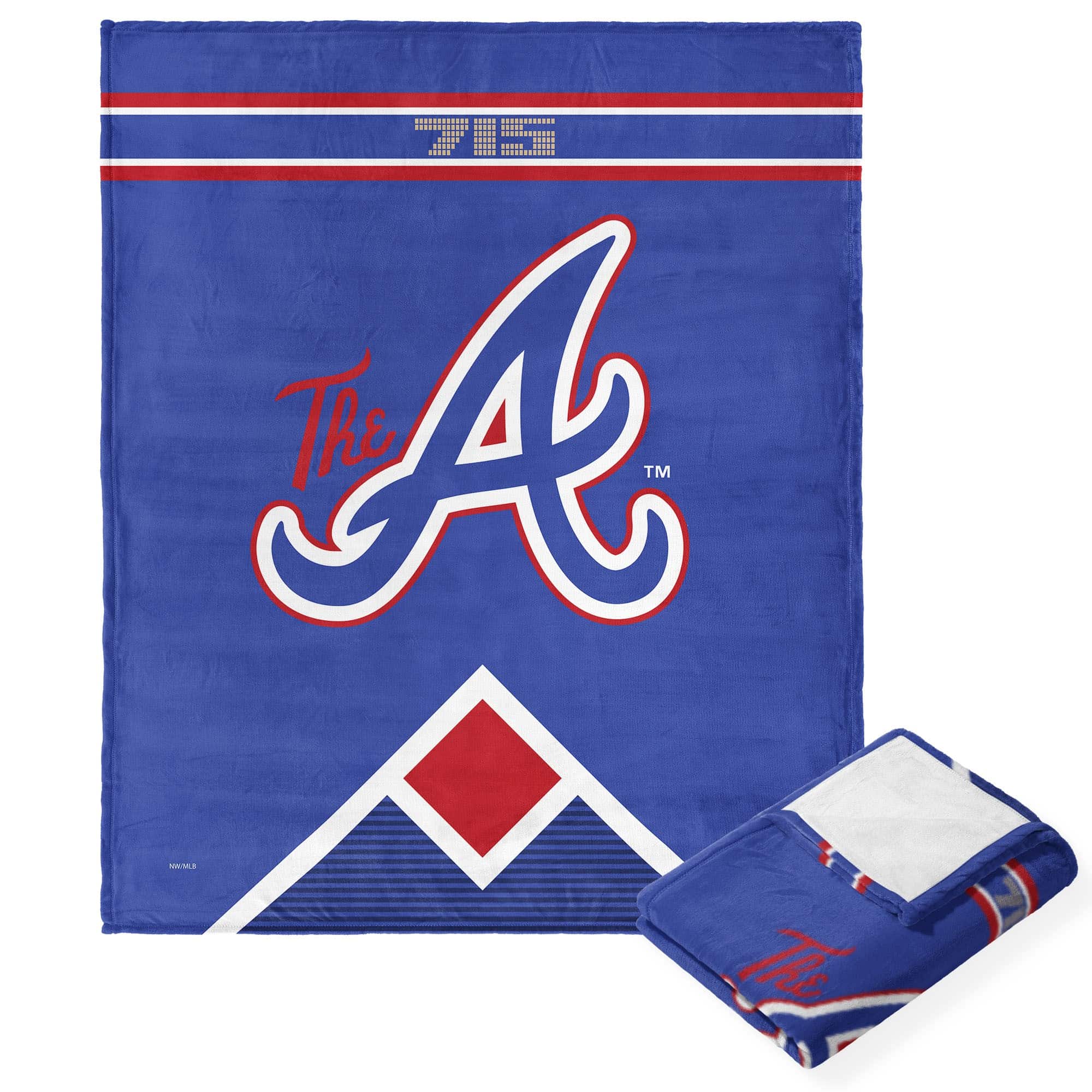 MLB Atlanta Braves City Connect Silk Touch Throw Blanket 50¡Á60 Inches