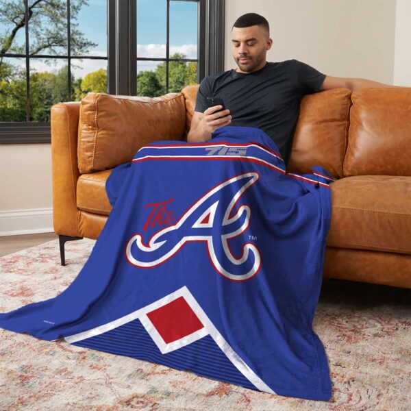 MLB Atlanta Braves City Connect Silk Touch Throw Blanket 50¡Á60 Inches