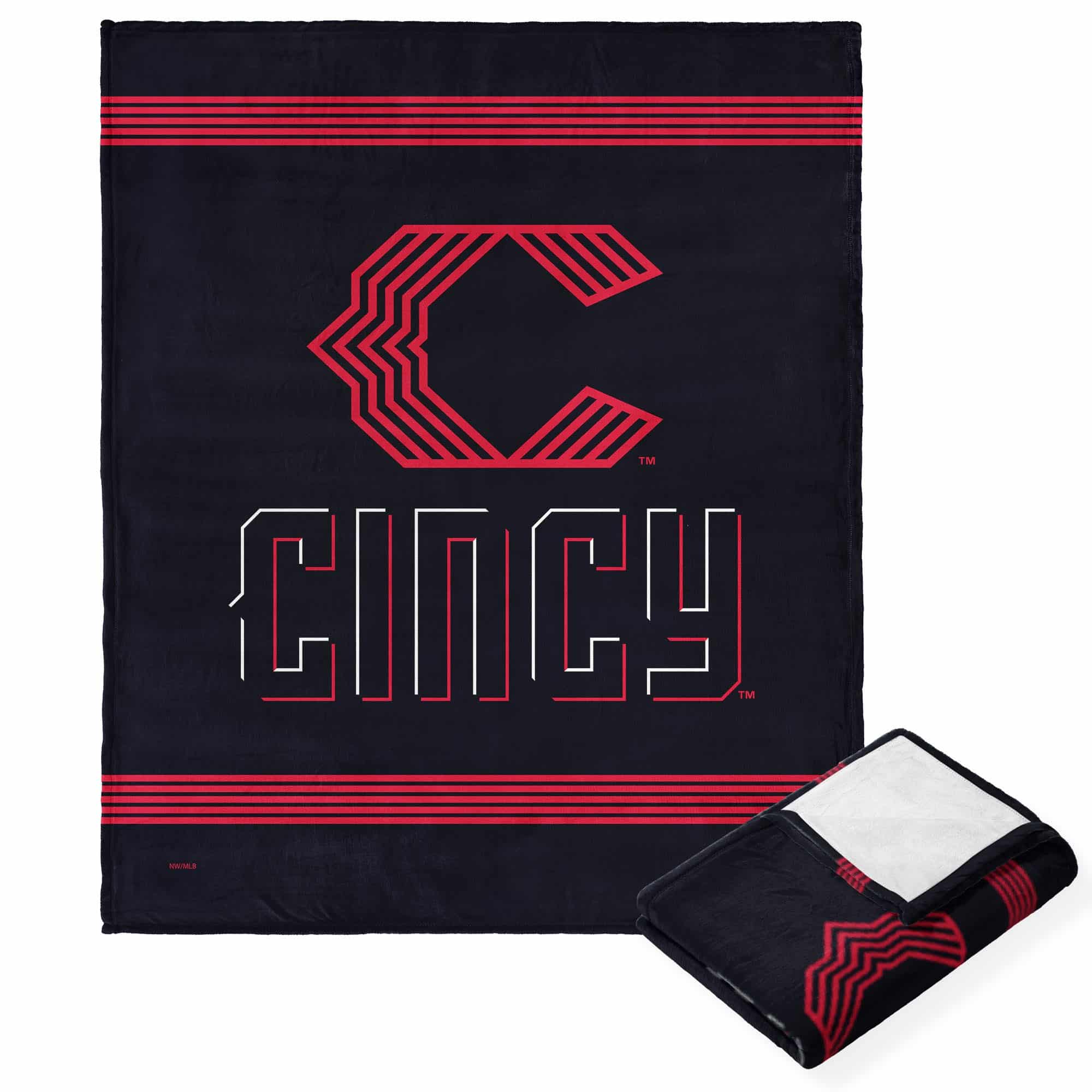 MLB Cincinnati Reds City Connect Silk Touch Throw Blanket 50¡Á60 Inches
