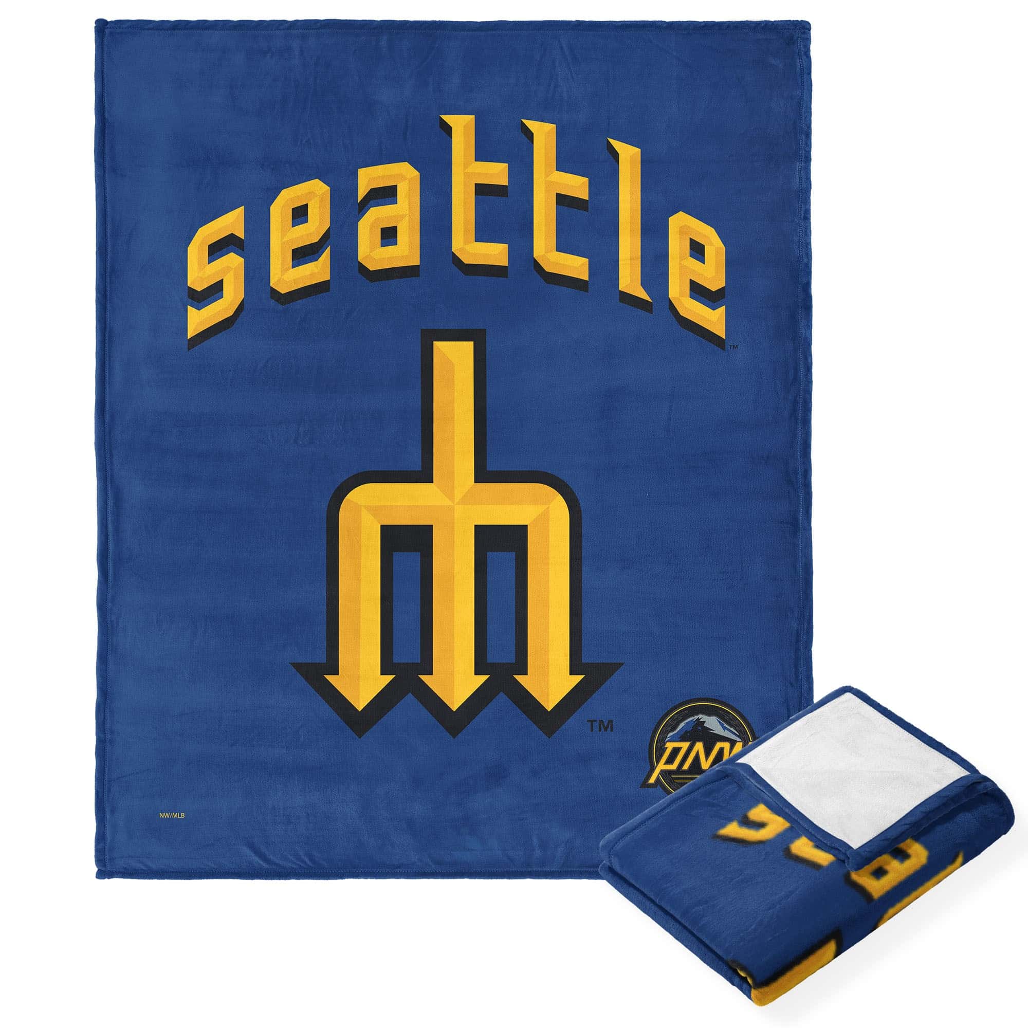 Seattle Mariners City Connect Silk Touch Throw Blanket 50x60 Inches