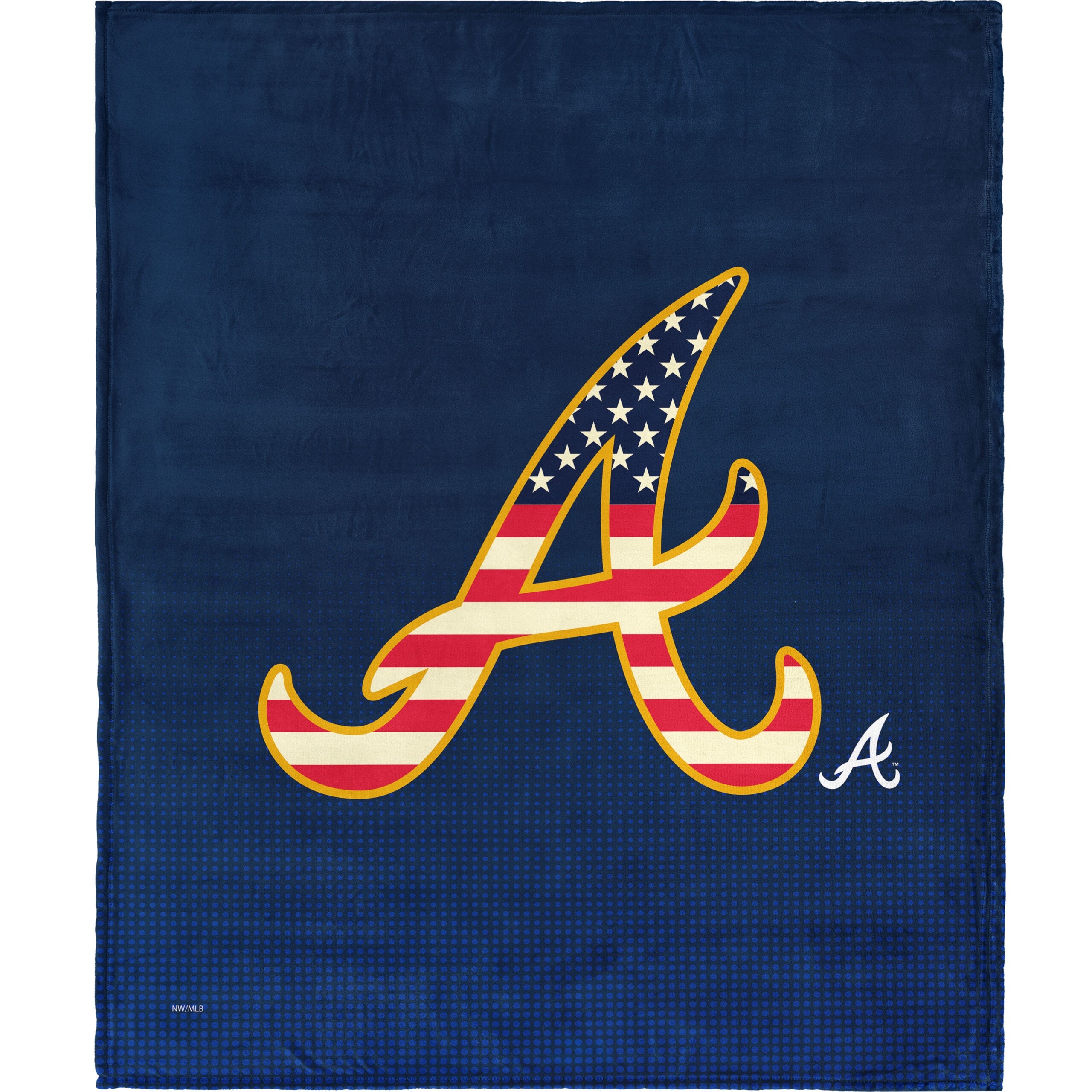 MLB Atlanta Braves Celebrate Series Silk Touch Throw Blanket 50x60 Inches