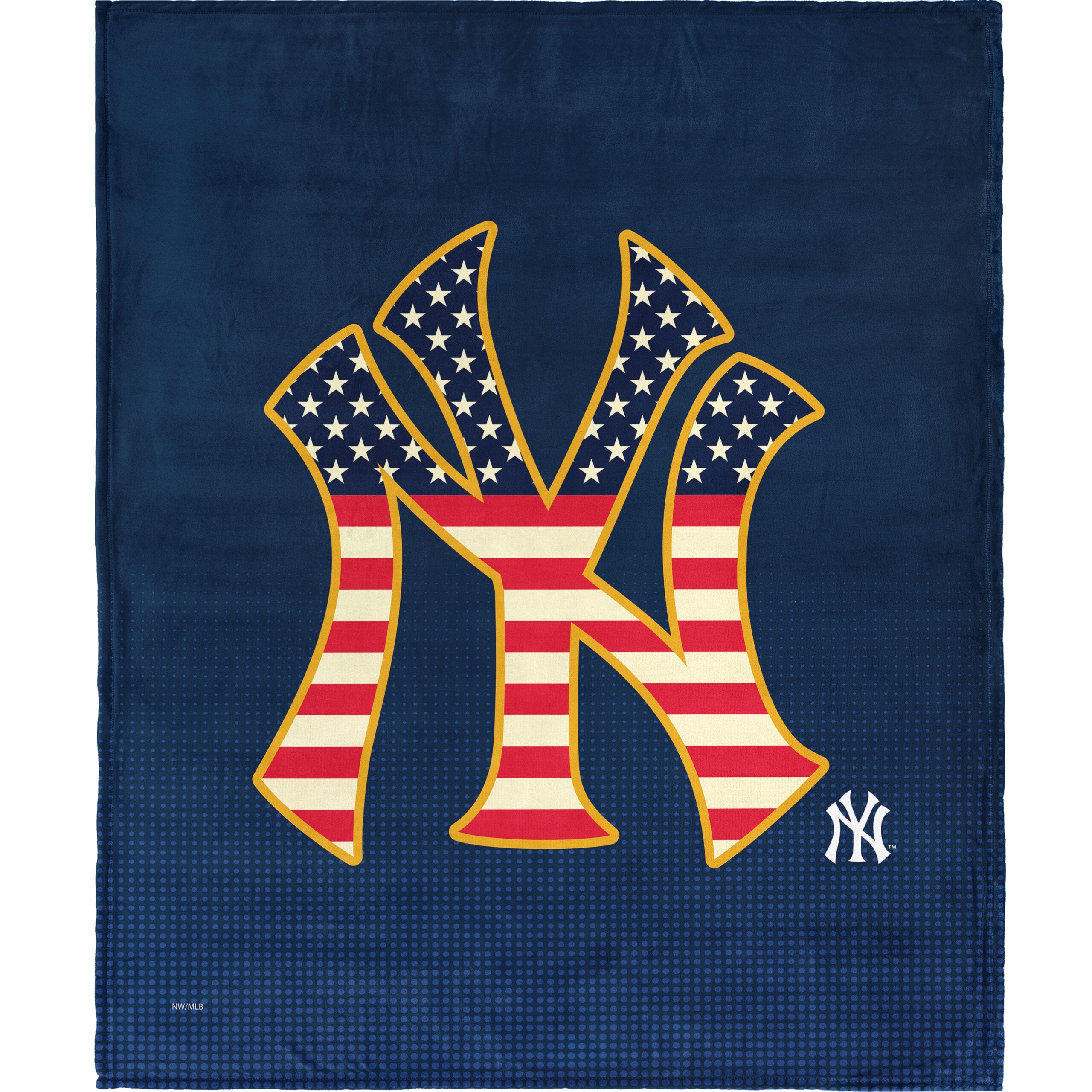 MLB New York Yankees Celebrate Series Silk Touch Throw Blanket 50x60 Inches