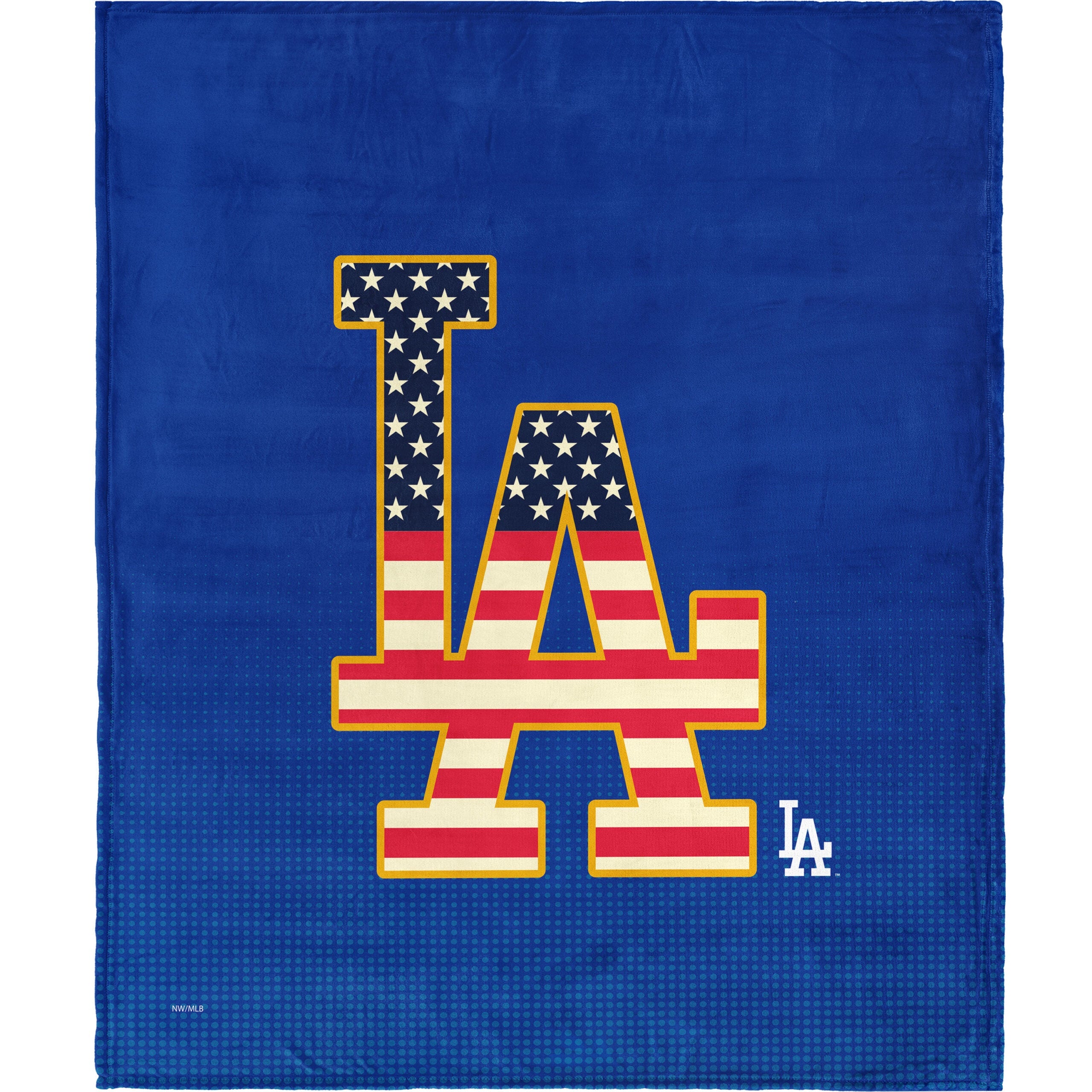 MLB Los Angeles Dodgers Celebrate Series Silk Touch Throw Blanket 50x60 Inches