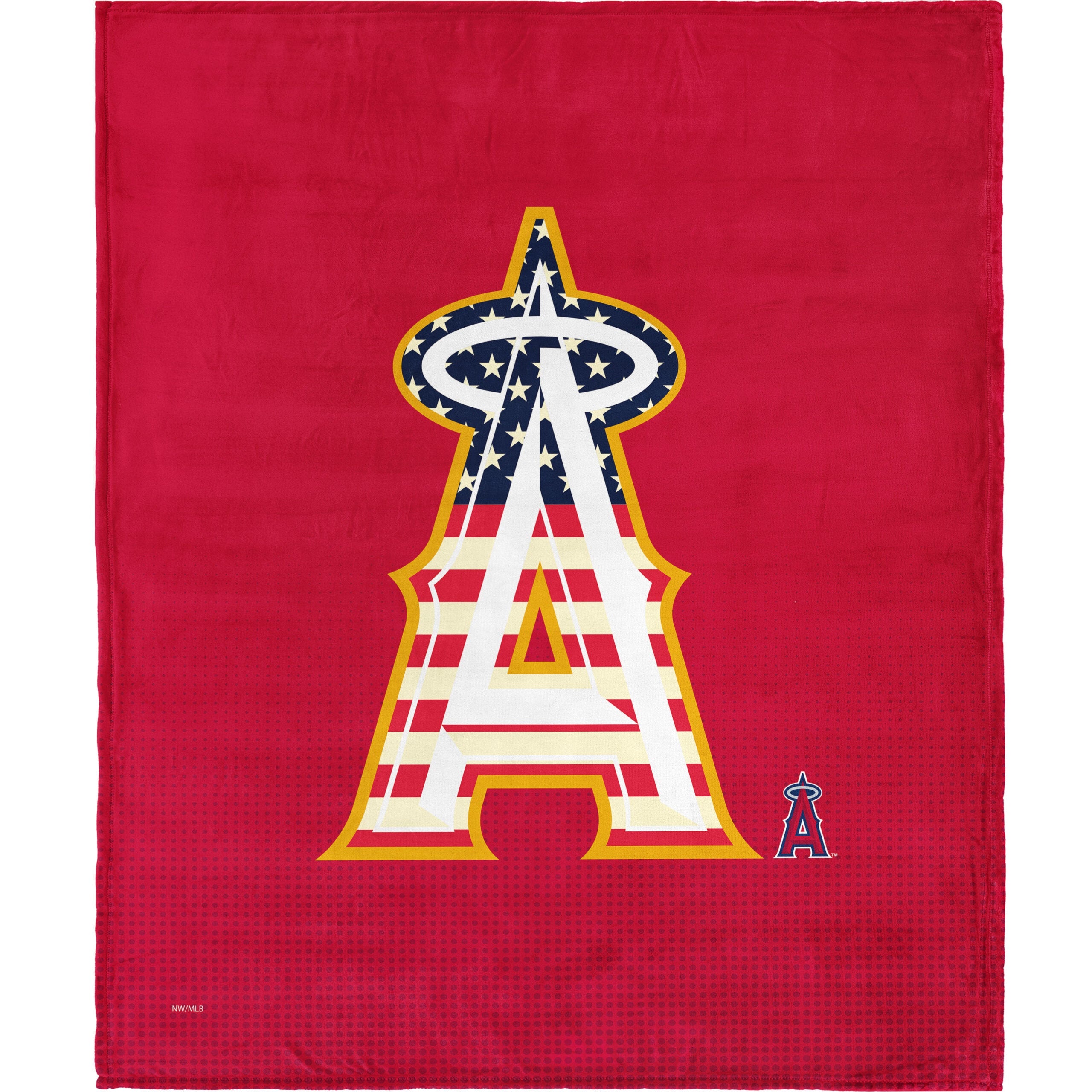 MLB Los Angeles Angels Celebrate Series Silk Touch Throw Blanket 50x60 Inches