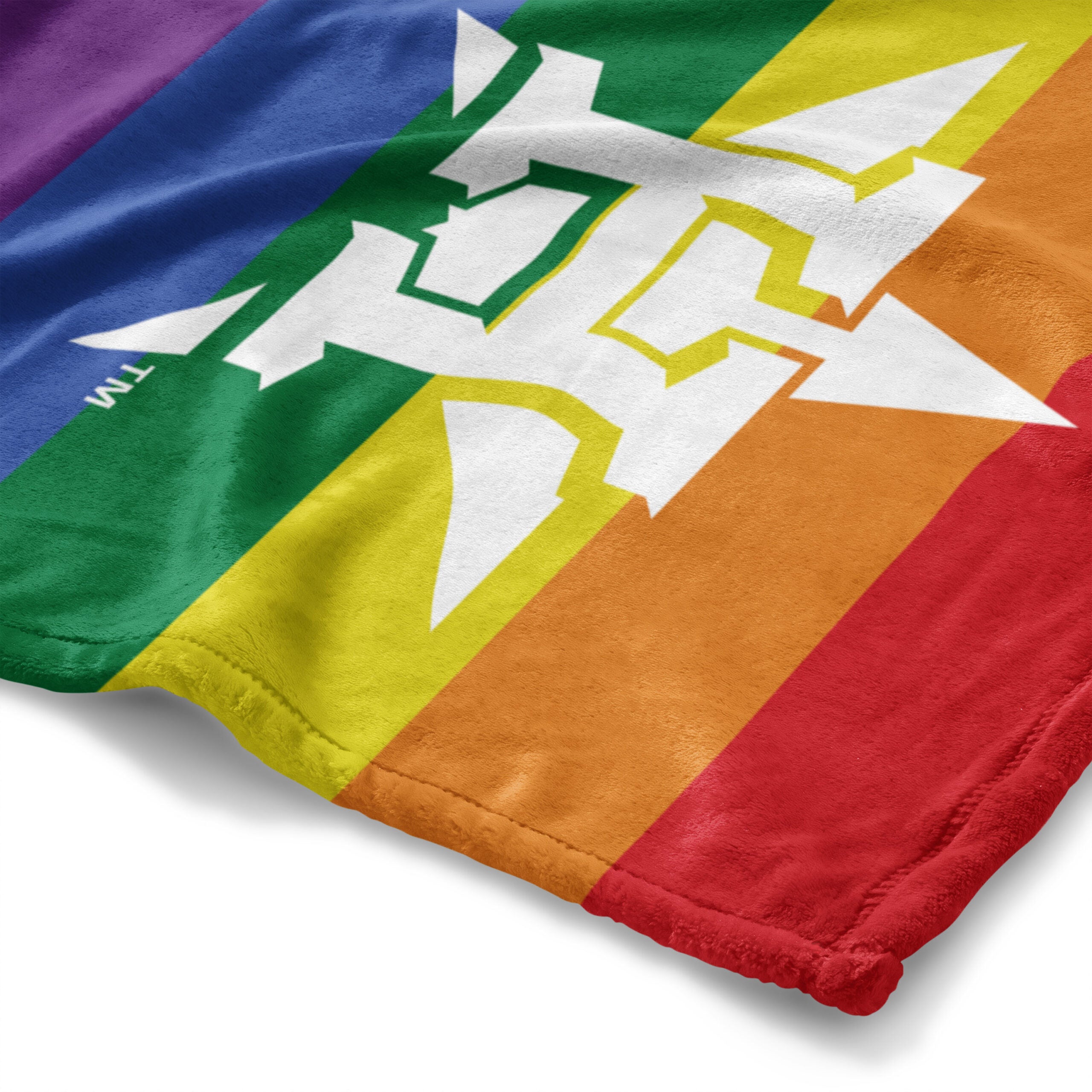 MLB Houston Astros Pride Series Silk Touch Throw Blanket 50x60 Inches