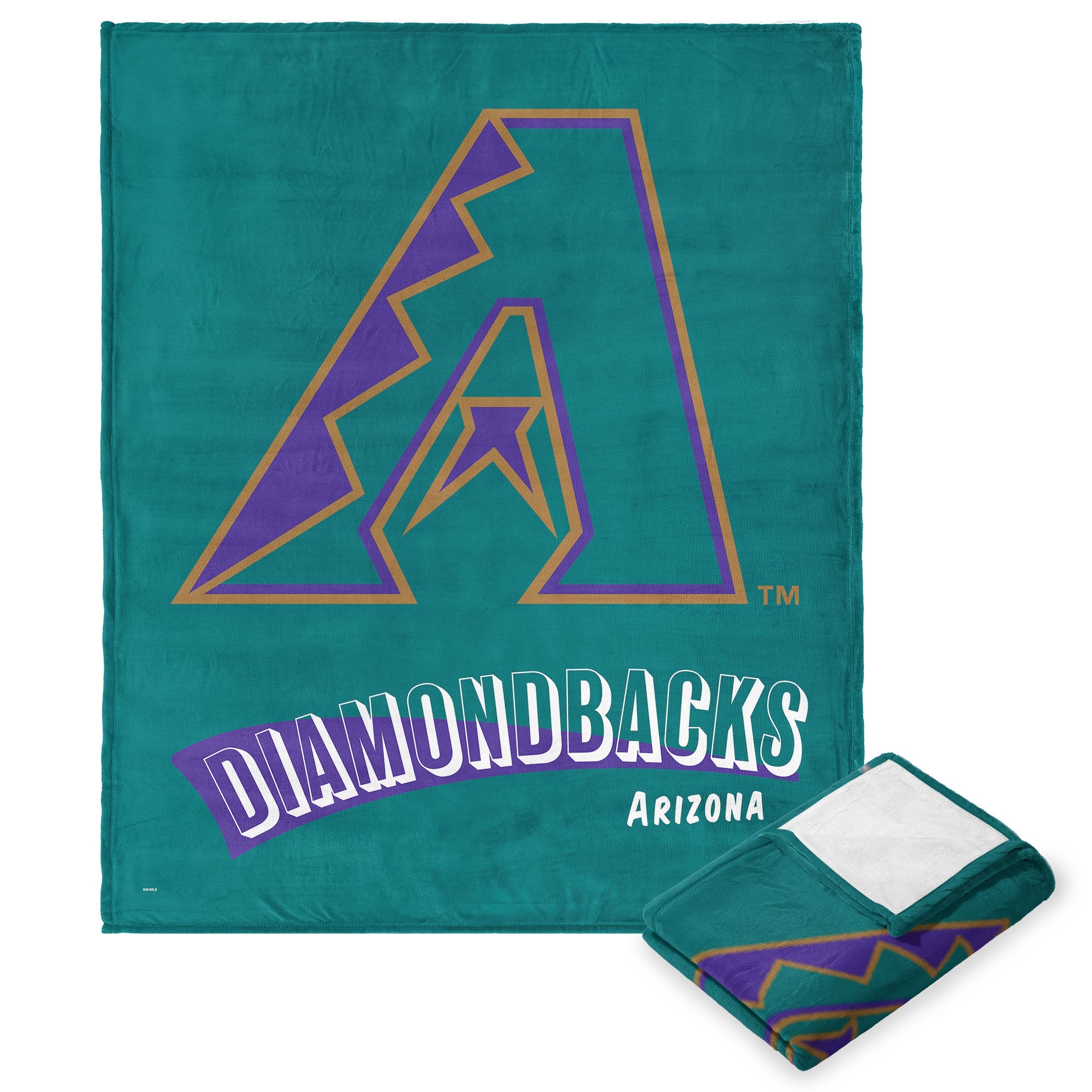 Arizona Diamondbacks MLB CC Throwback Silk Touch Throw Blanket 50x60 Inches