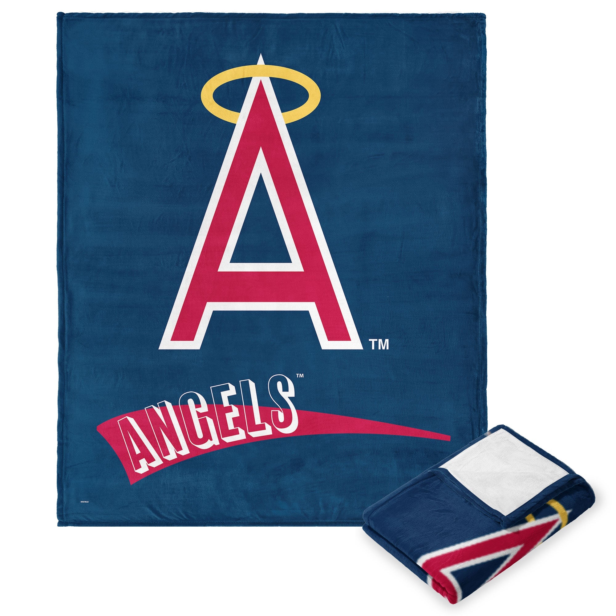 Los Angeles Angels MLB CC Throwback Silk Touch Throw Blanket 50x60 Inches