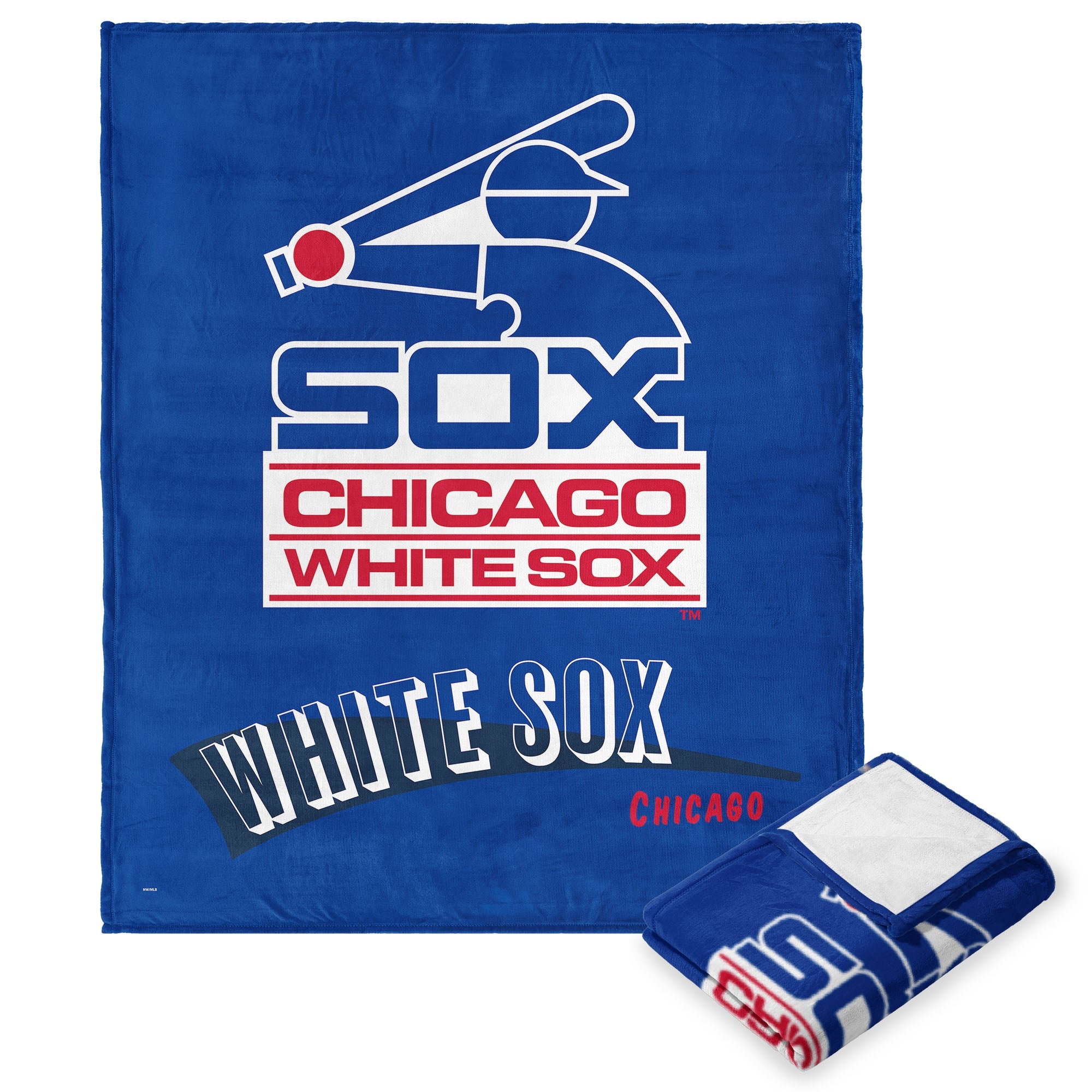 Chicago White Sox MLB CC Throwback Silk Touch Throw Blanket 50x60 Inches