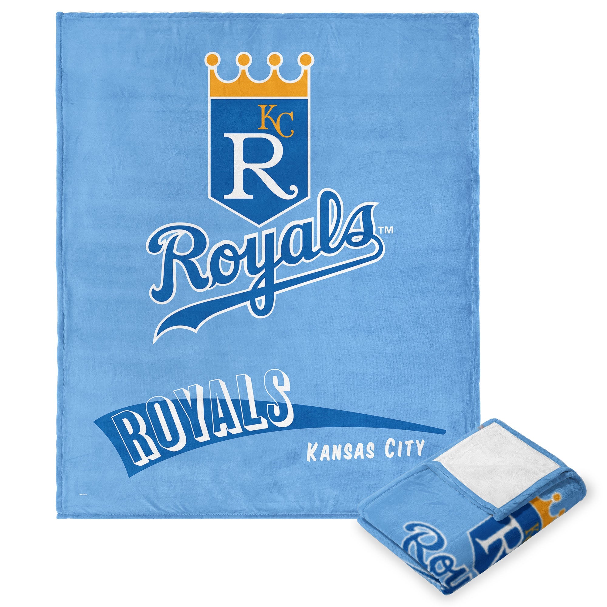Kansas City Royals MLB CC Throwback Silk Touch Throw Blanket 50x60 Inches