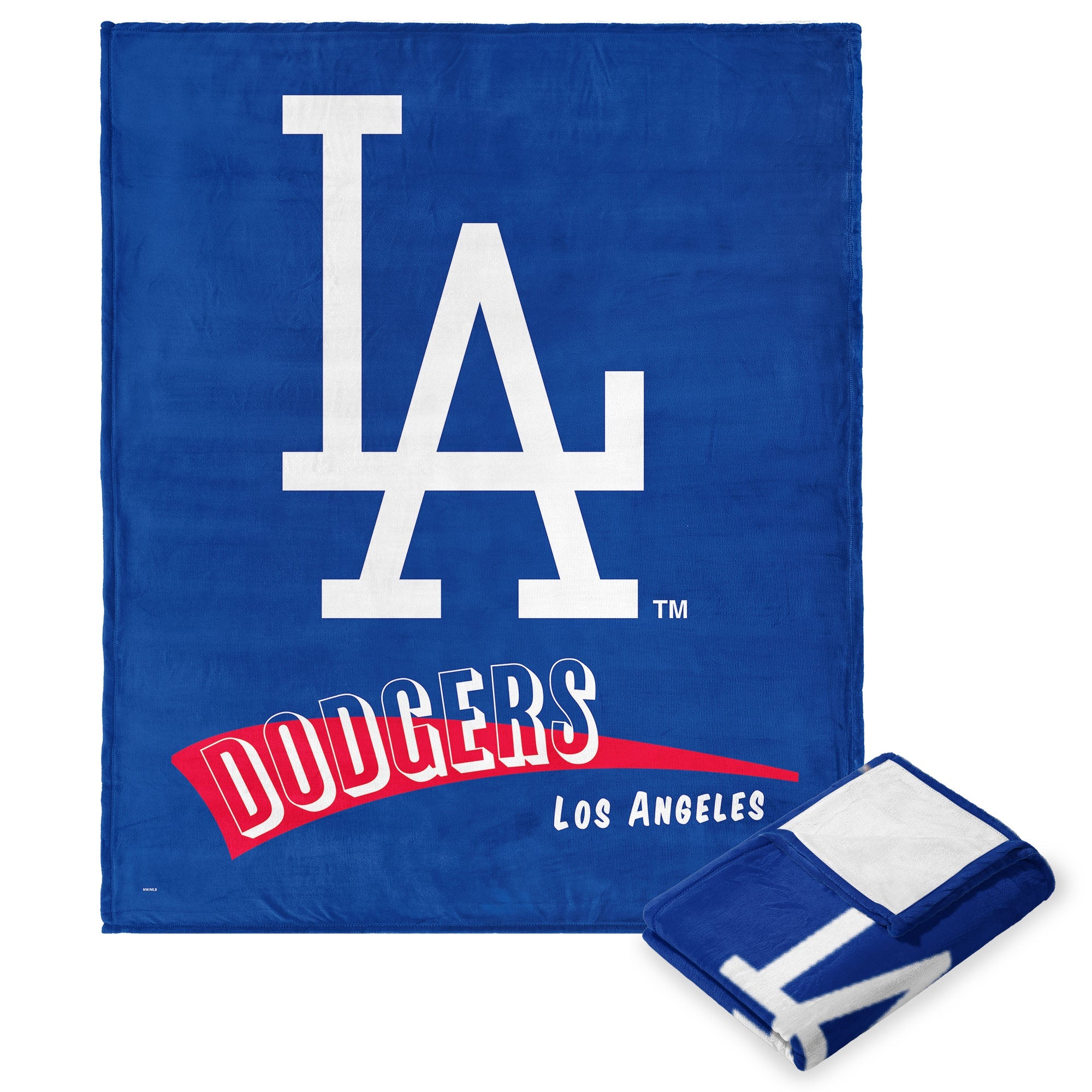 Los Angeles Dodgers MLB CC Throwback Silk Touch Throw Blanket 50x60 Inches