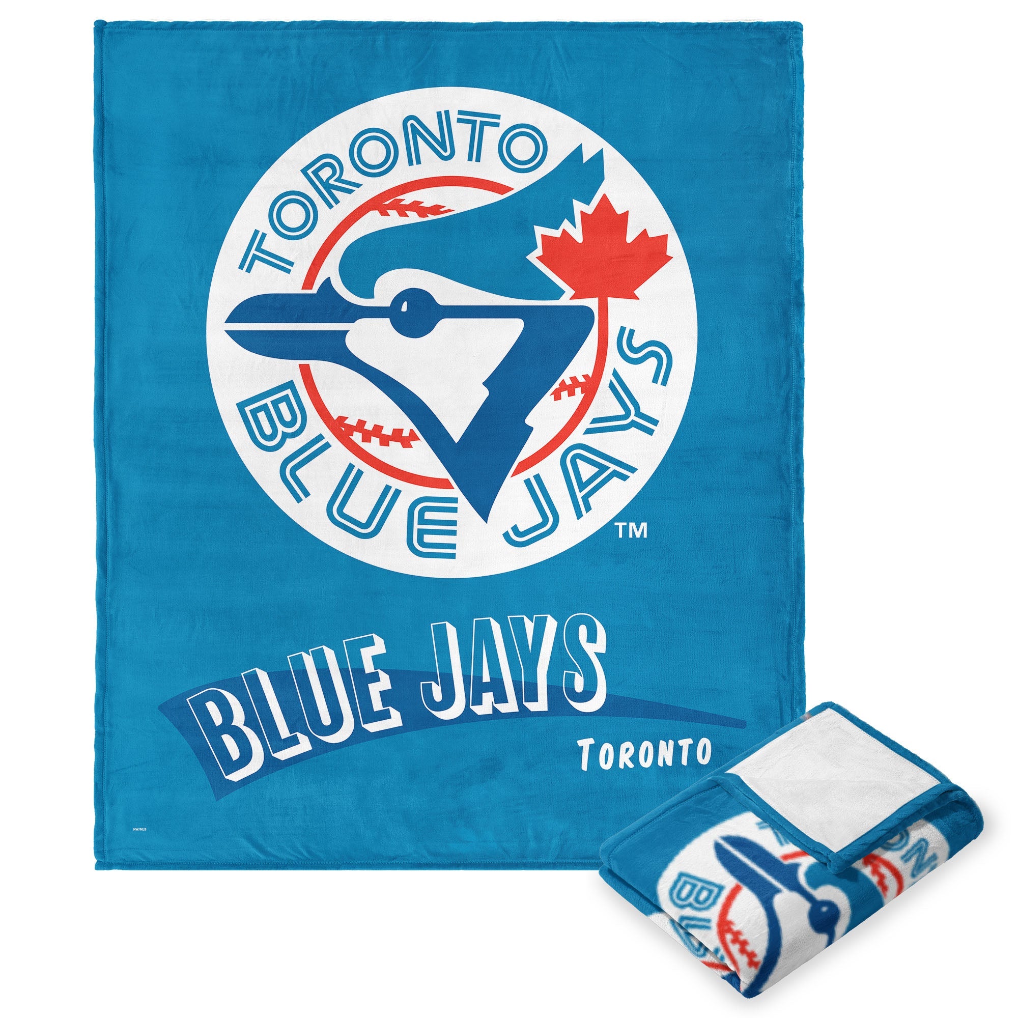 Toronto Blue Jays MLB CC Throwback Silk Touch Throw Blanket 50x60 Inches