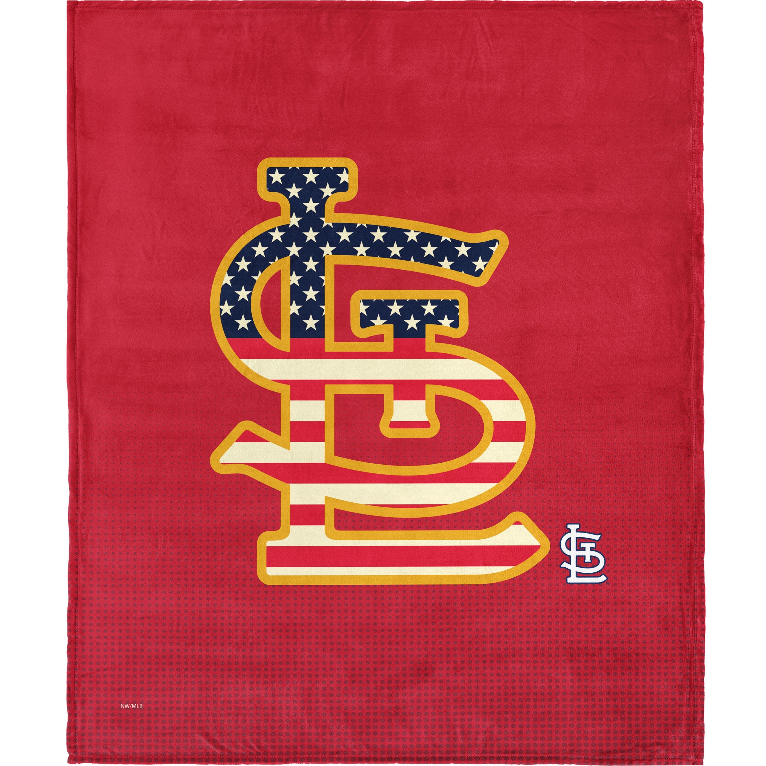 MLB St. Louis Cardinals Celebrate Series Silk Touch Sherpa Throw Blanket 50x60 Inches
