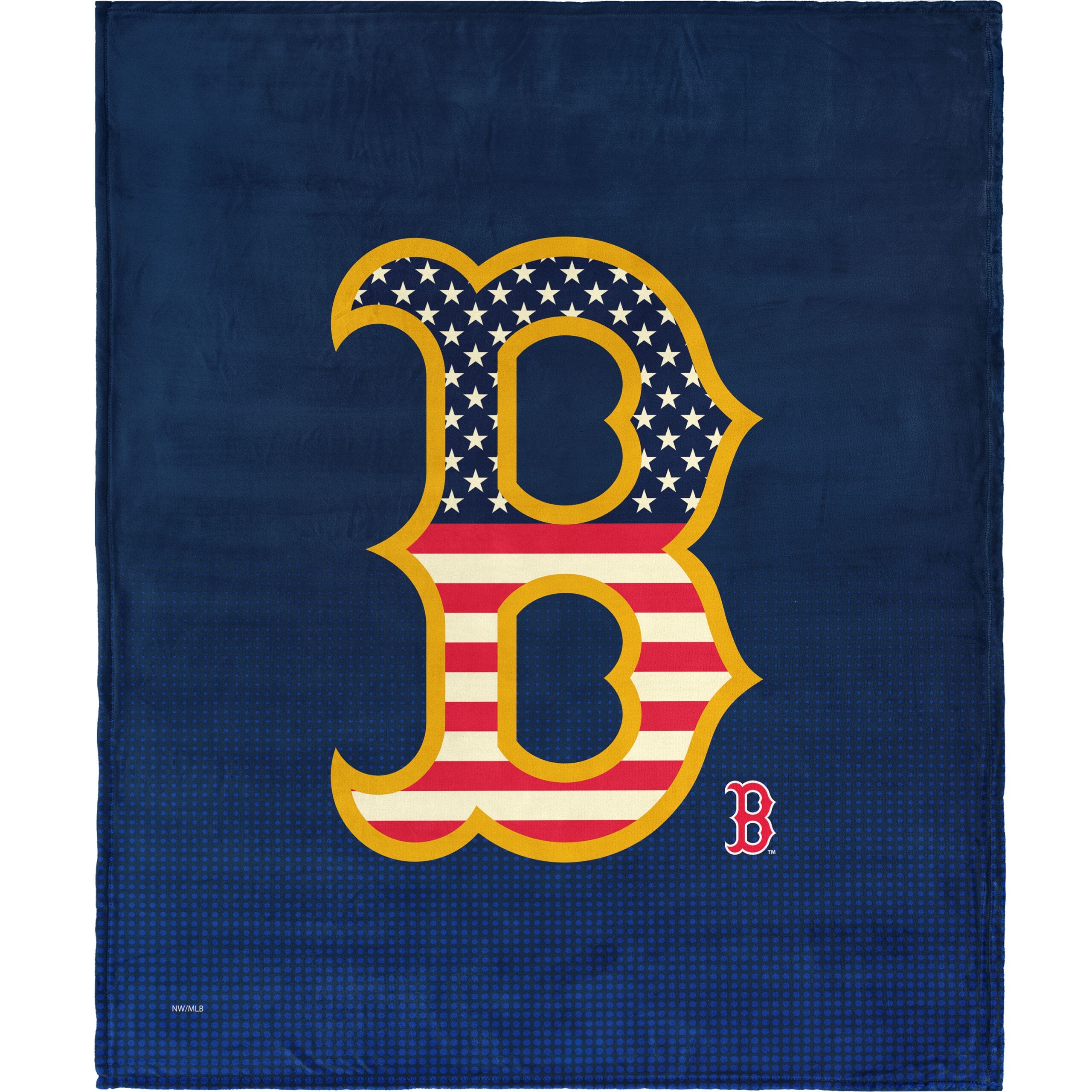 MLB Boston Red Sox Celebrate Series Silk Touch Sherpa Throw Blanket 50x60 Inches