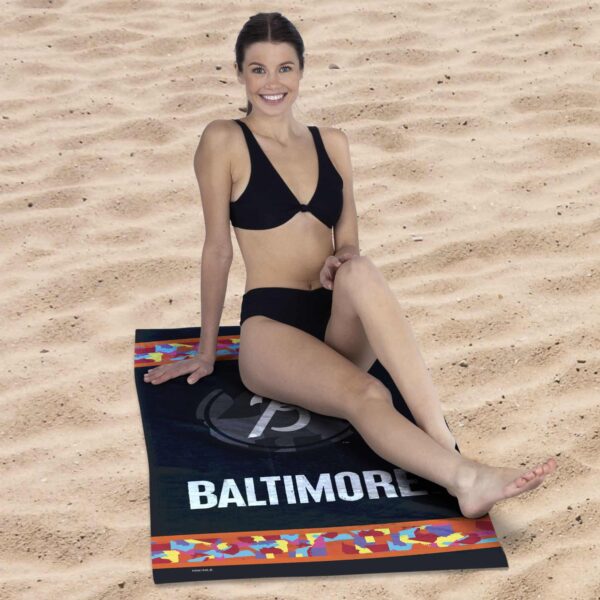MLB Baltimore Orioles City Connect Beach Towel 30¡Á60 Inches
