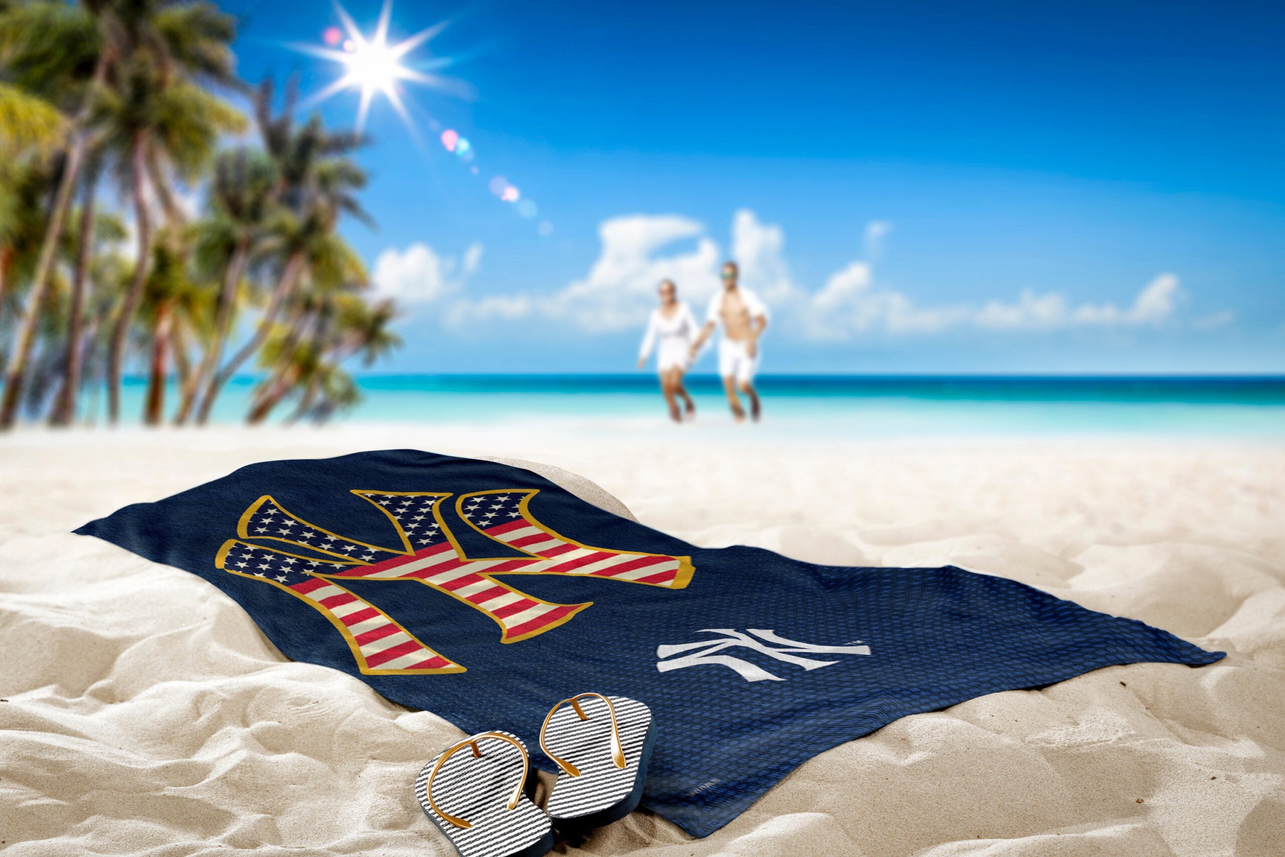 MLB New York Yankees Celebrate Series Beach Towel 30x60 Inches