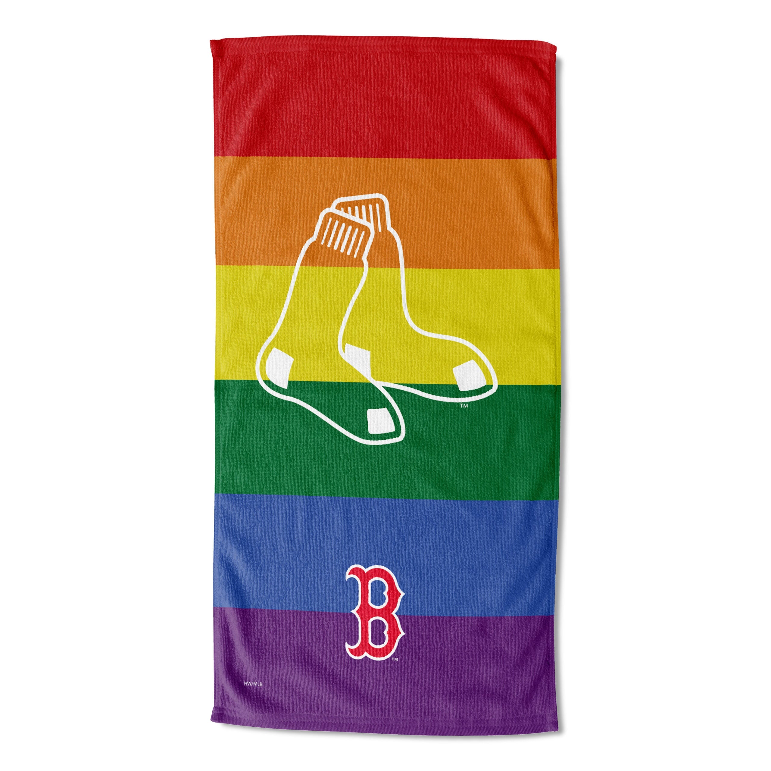 MLB Boston Red Sox Pride Series Beach Towel 30x60 Inches
