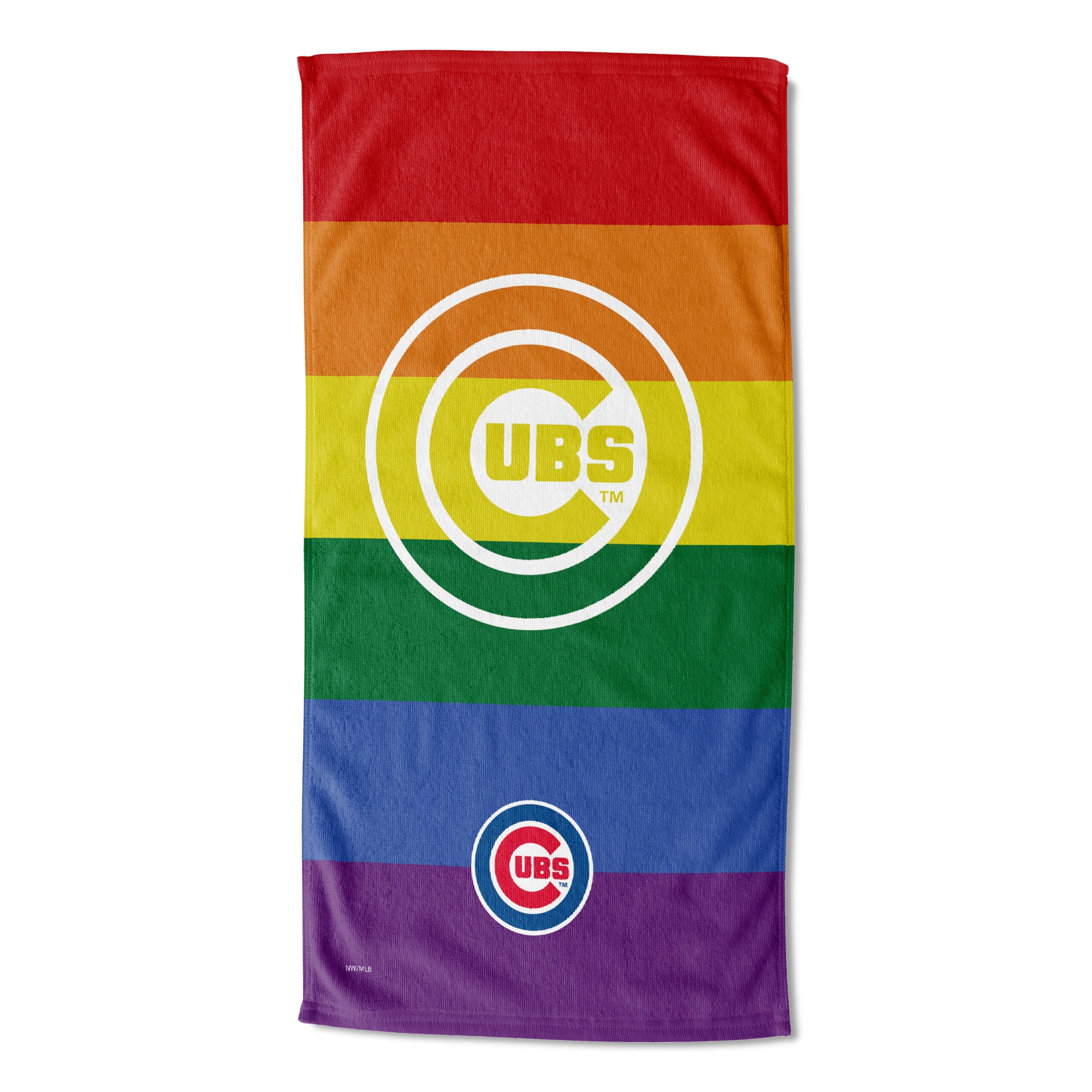 MLB Chicago Cubs Pride Series Beach Towel 30x60 Inches