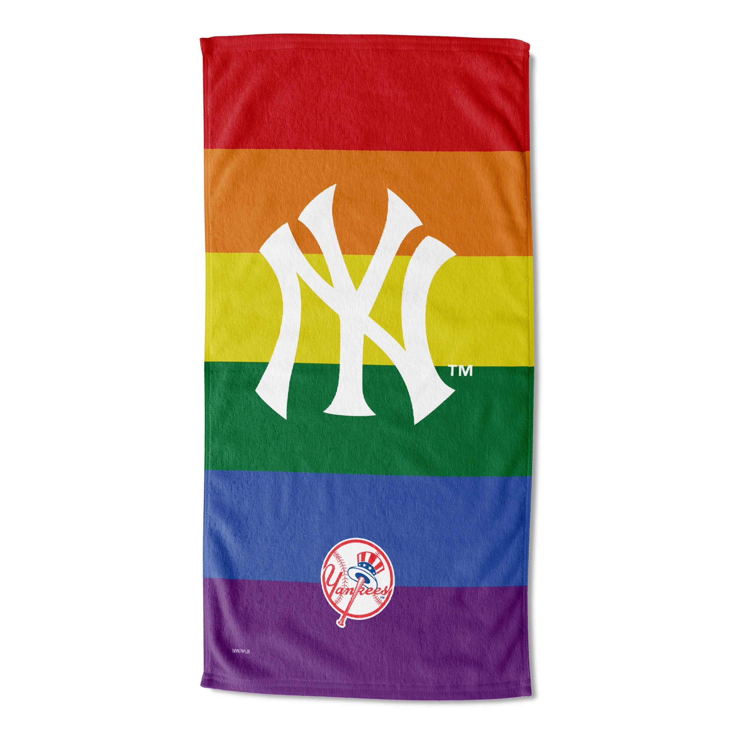 MLB New York Yankees Pride Series Beach Towel 30x60 Inches