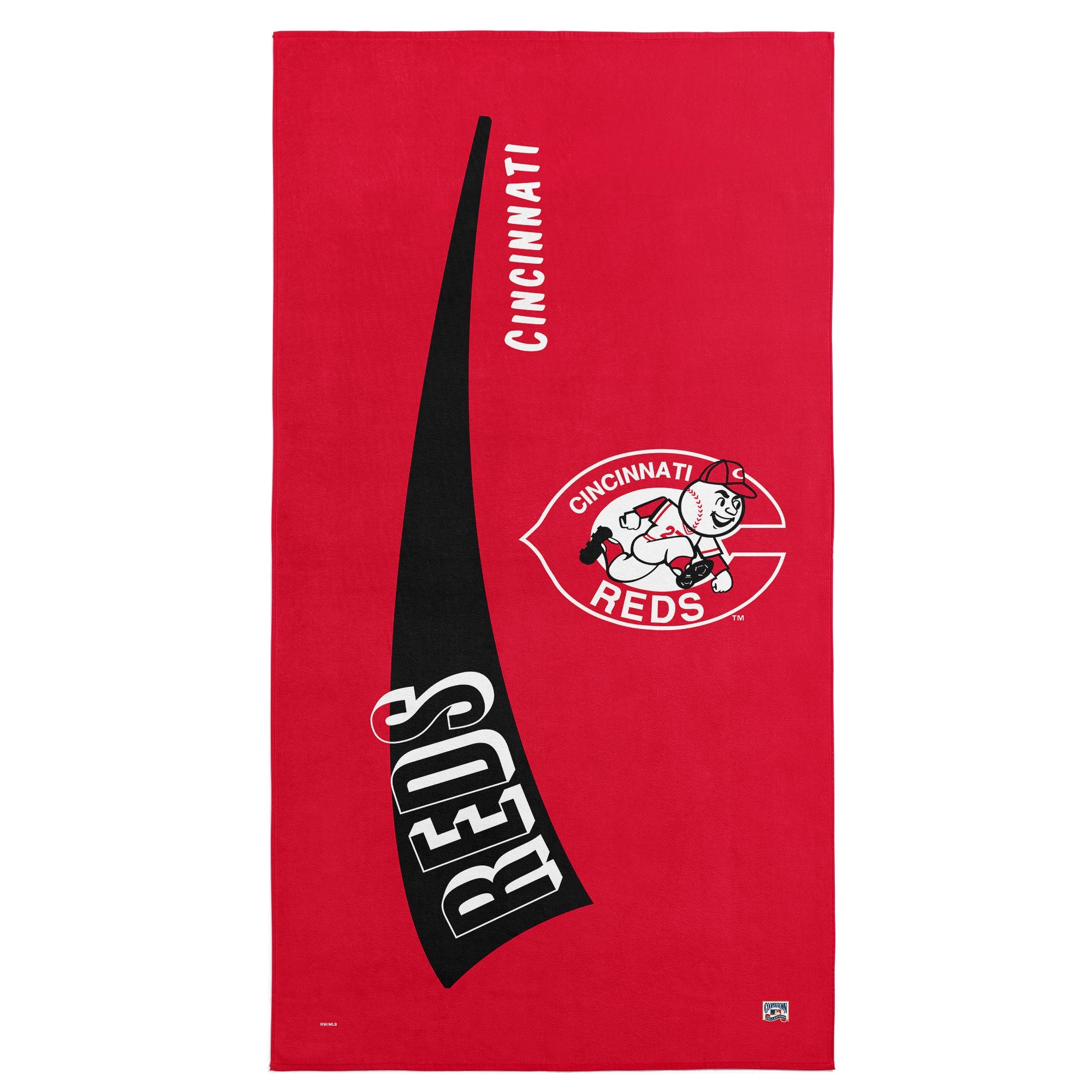 Cincinnati Reds MLB CC Throwback Beach Towel 30x60 Inches