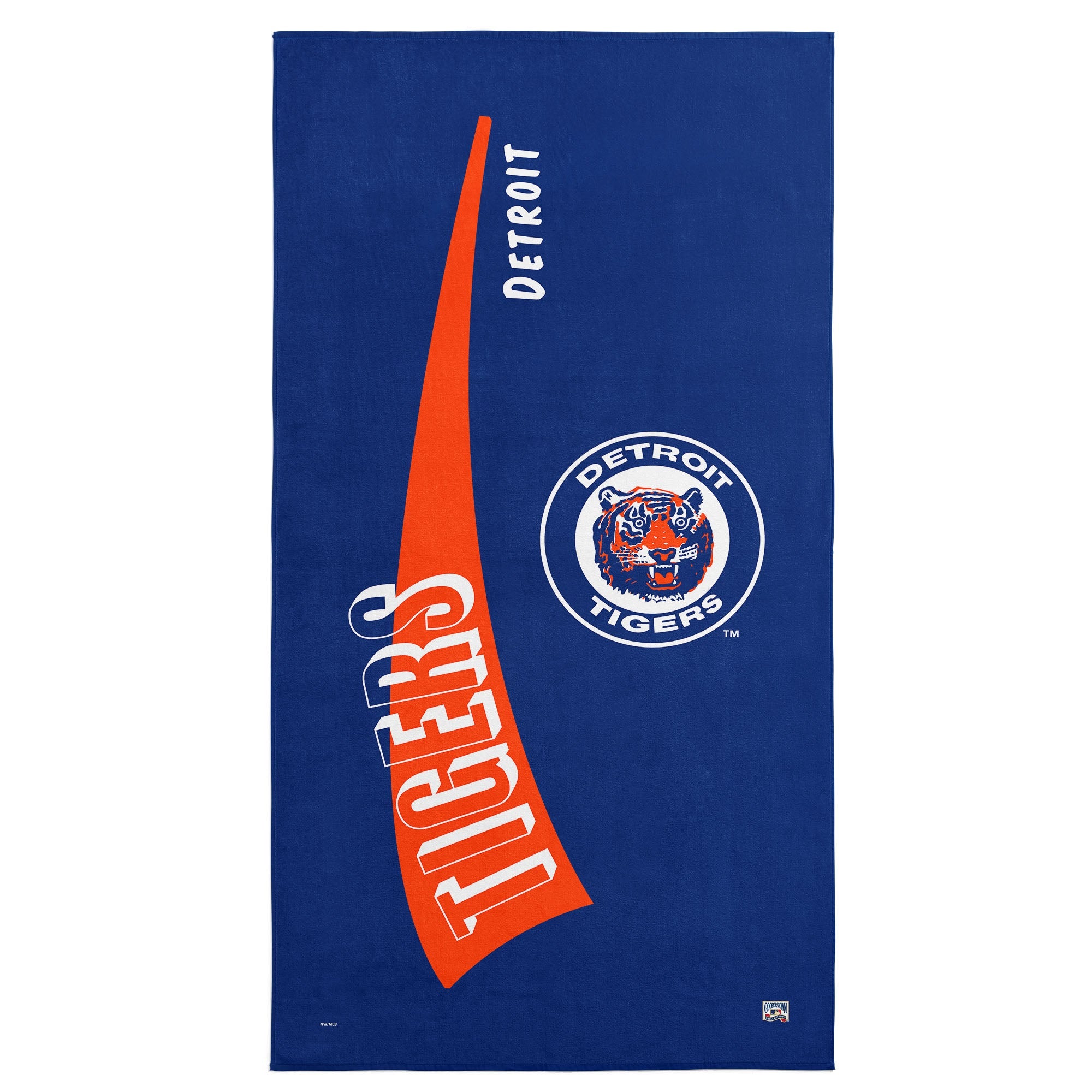 Detroit Tigers MLB CC Throwback Beach Towel 30x60 Inches