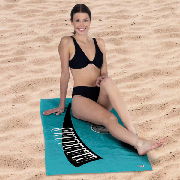 Miami Marlins MLB CC Throwback Beach Towel 30x60 Inches