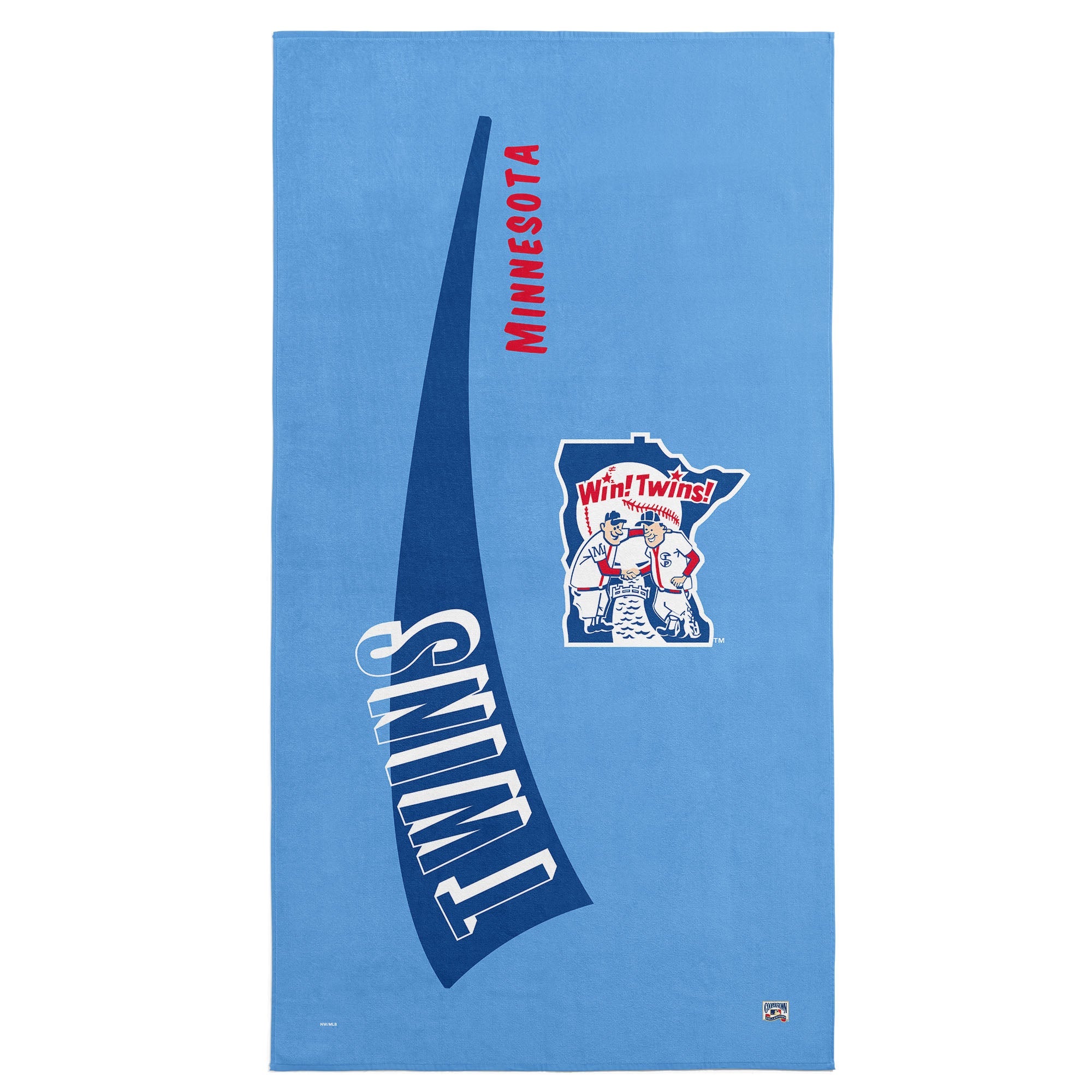 Minnesota Twins MLB CC Throwback Beach Towel 30x60 Inches