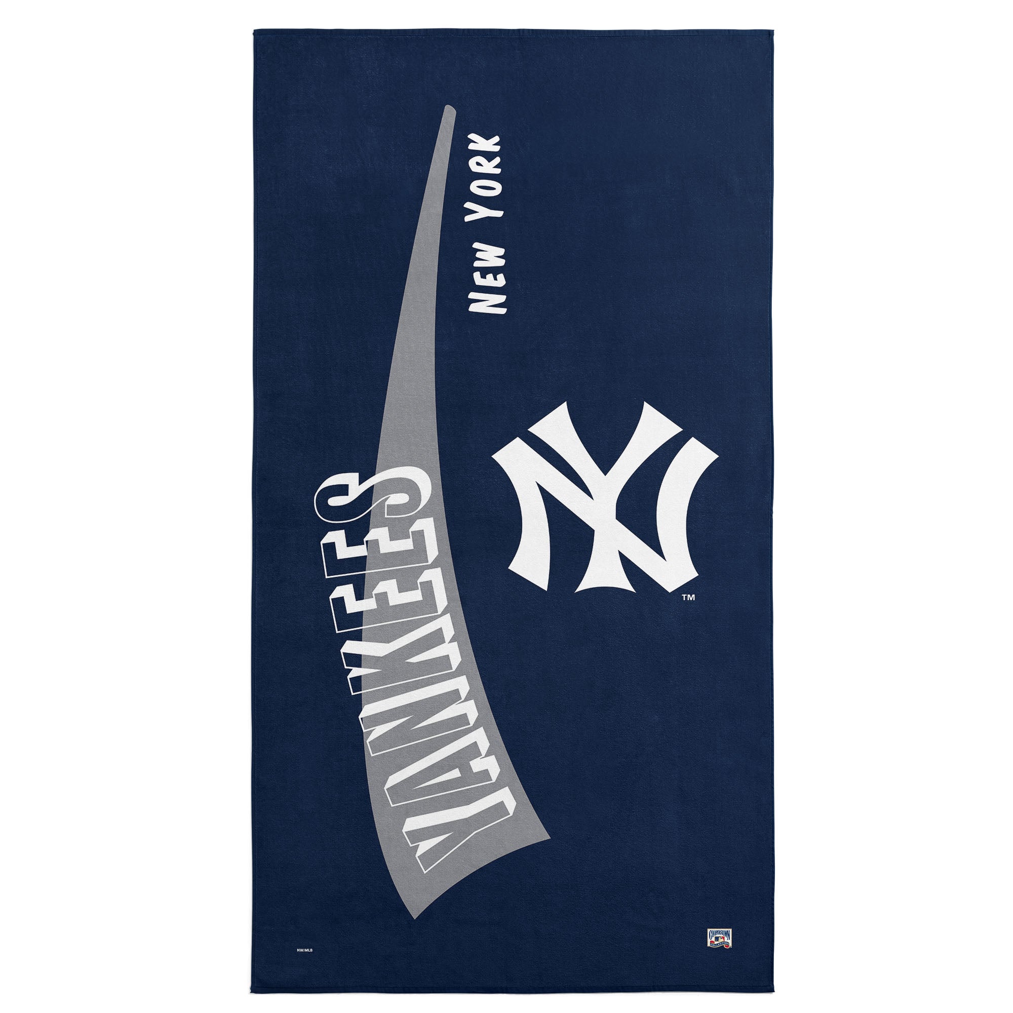 New York Yankees MLB CC Throwback Beach Towel 30x60 Inches