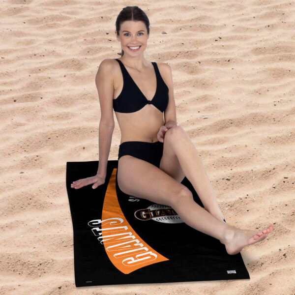 San Francisco Giants MLB CC Throwback Beach Towel 30x60 Inches