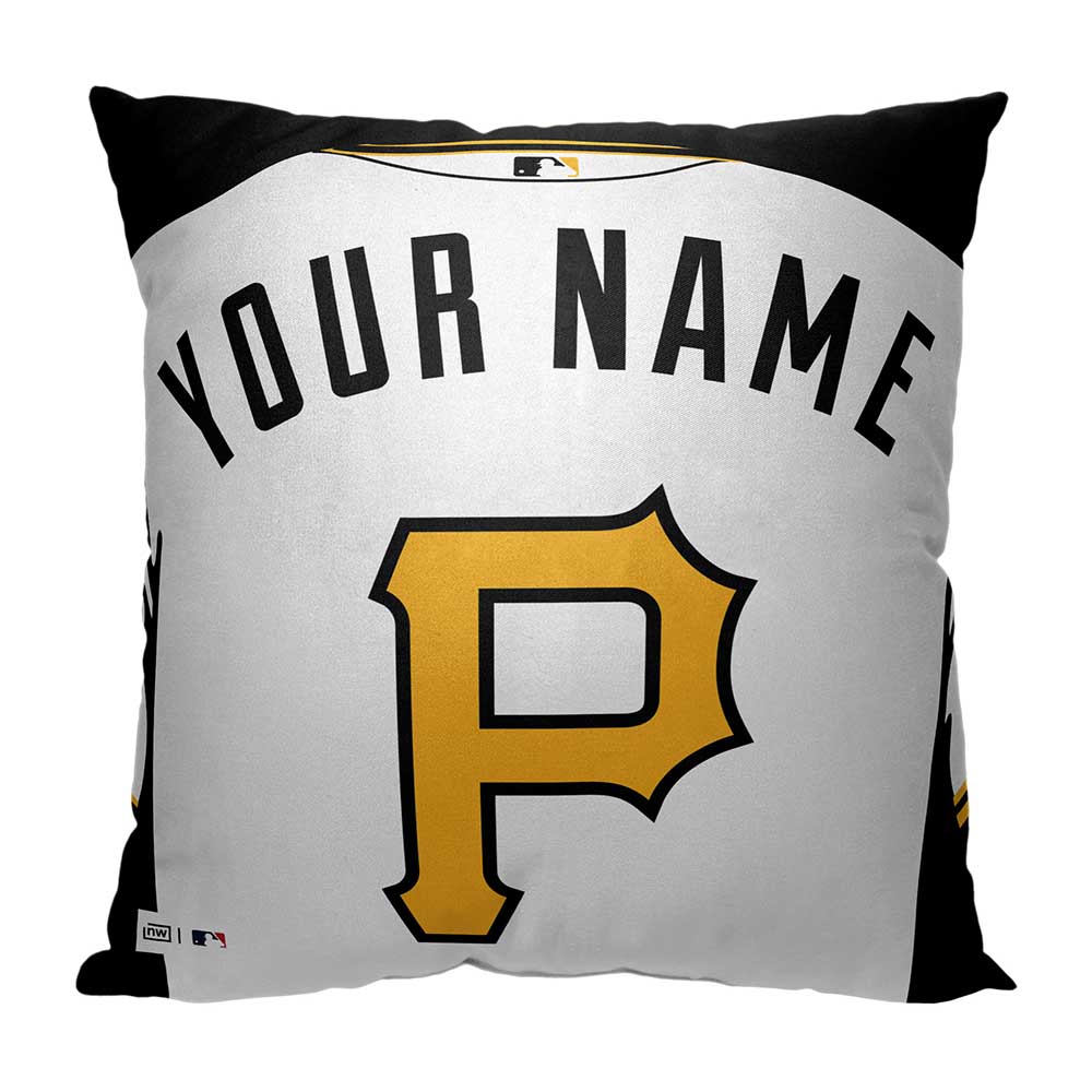 MLB Pittsburgh Pirates Jersey Personalized Pillow 18x18 Inches